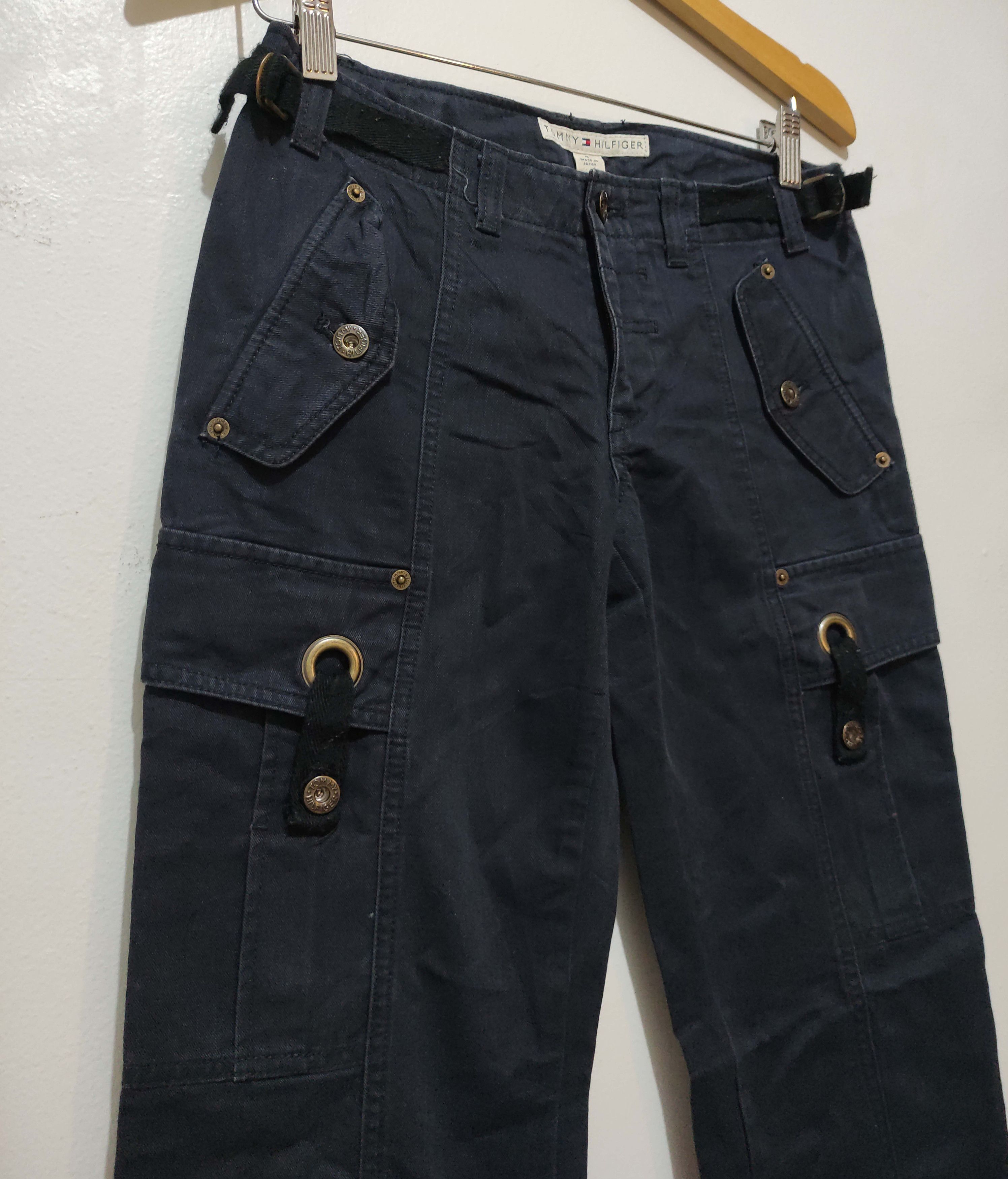Tommy Hilfiger Tommy Hilfiger y2k Archive Bondage Tactical Cargo Pants Size 30" / US 8 / IT 44 - 8 Thumbnail
