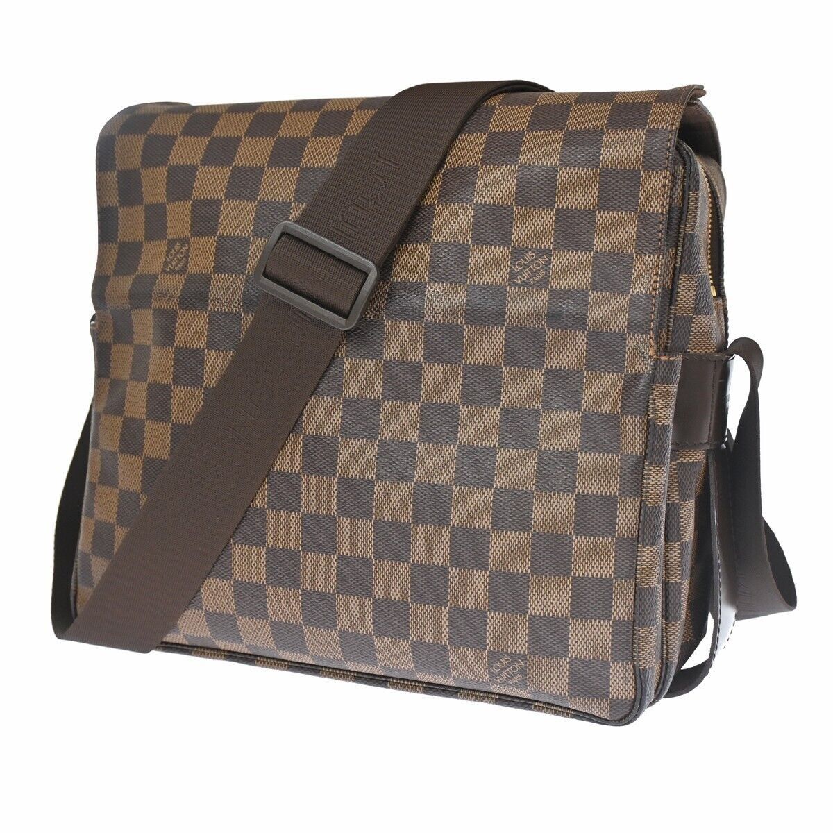 Louis Vuitton Naviglio Brown Canvas Backpack Bag (Pre-Owned) Size ONE SIZE - 1 Thumbnail
