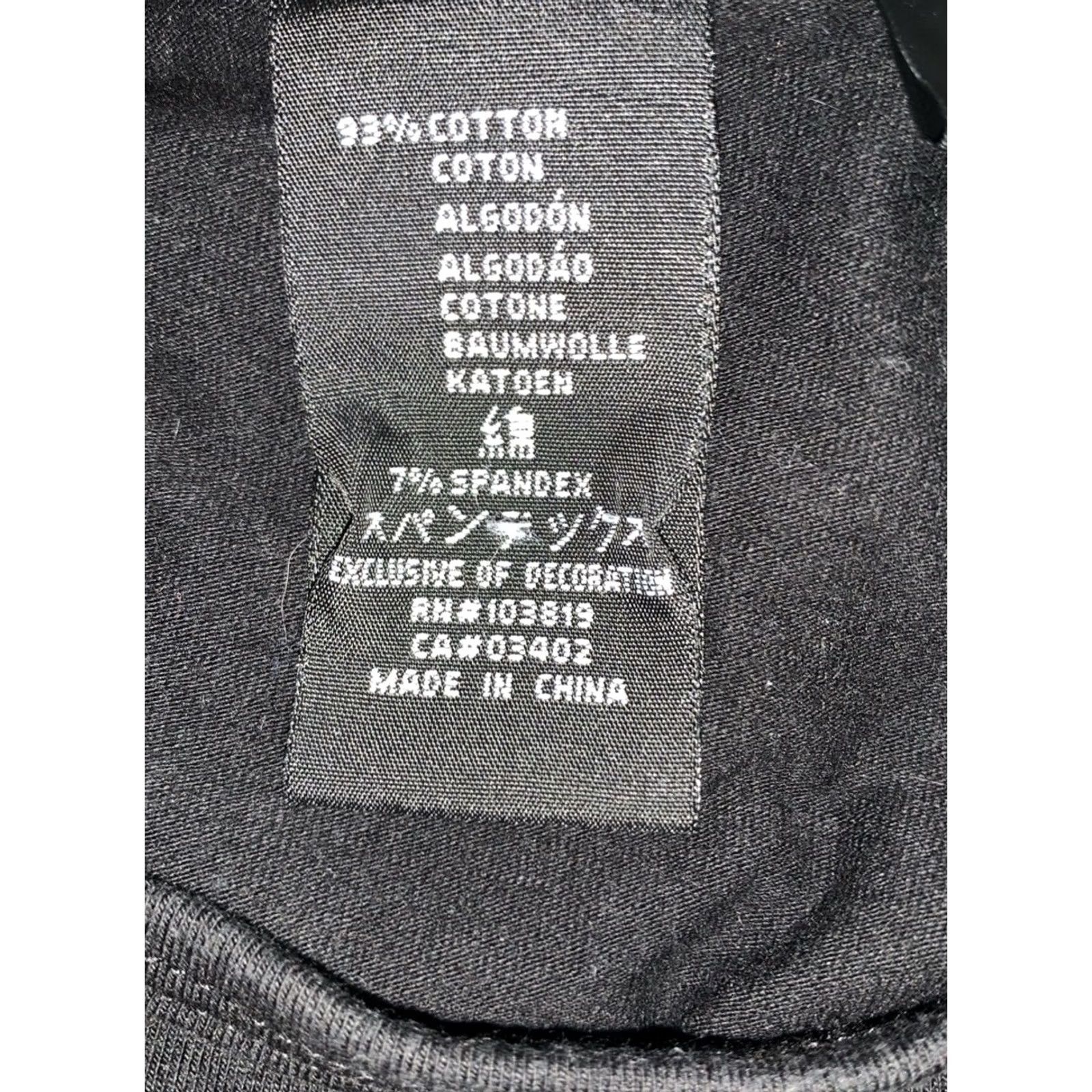Harley Davidson Harley-Davidson T-Shirt Harley-Davidson Logo Rhinestone Short Sleeve Black XL Women Slim Regular Cotton Knit Size XL / US 12-14 / IT 48-50 - 4 Thumbnail