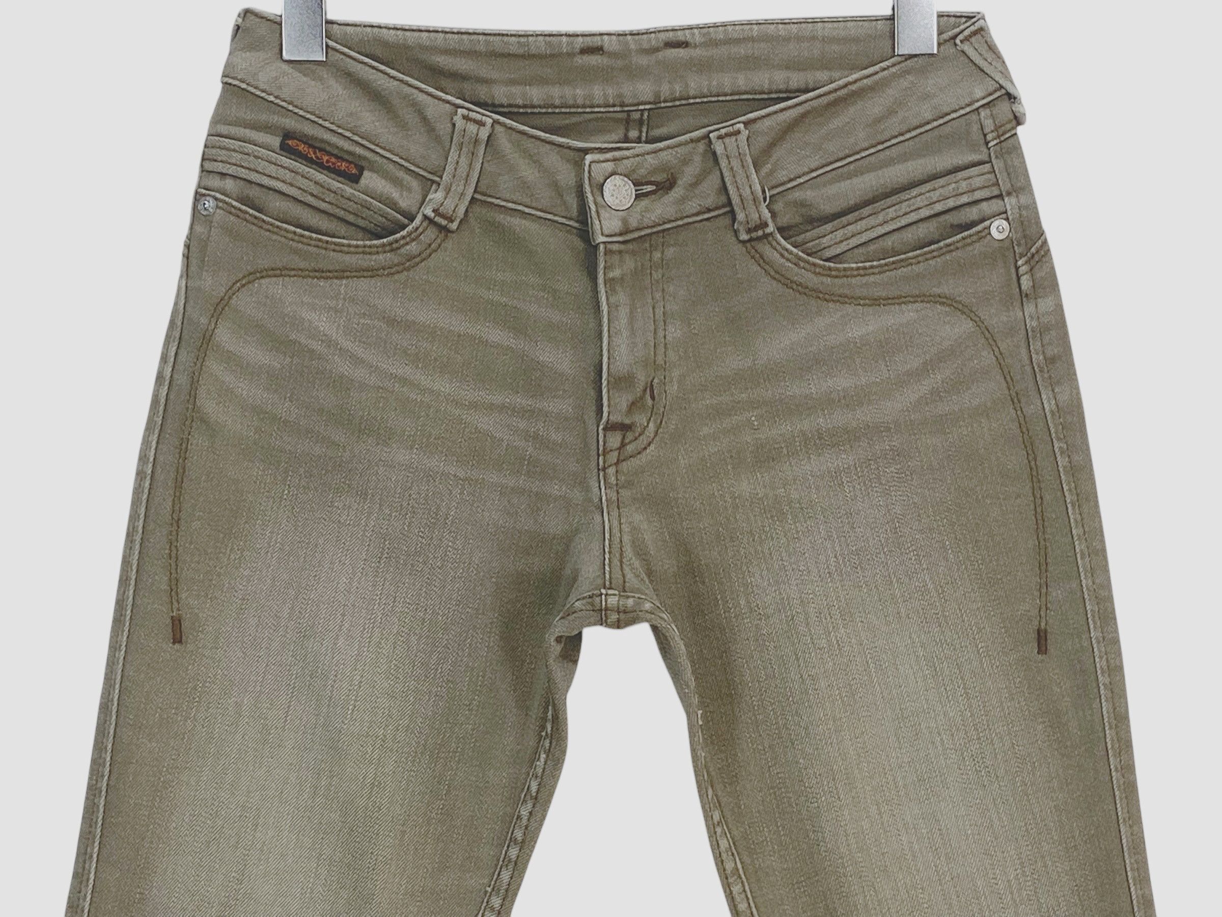Japanese Brand Bootcut Pants Distressed Flare Jeans Size 28" / US 6 / IT 42 - 3 Thumbnail