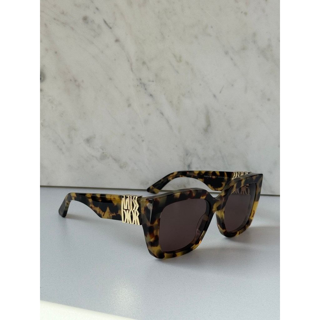 Dior NEW Dior MissDior S2I Square Sunglasses in Tortoise Brown Size ONE SIZE - 5 Thumbnail