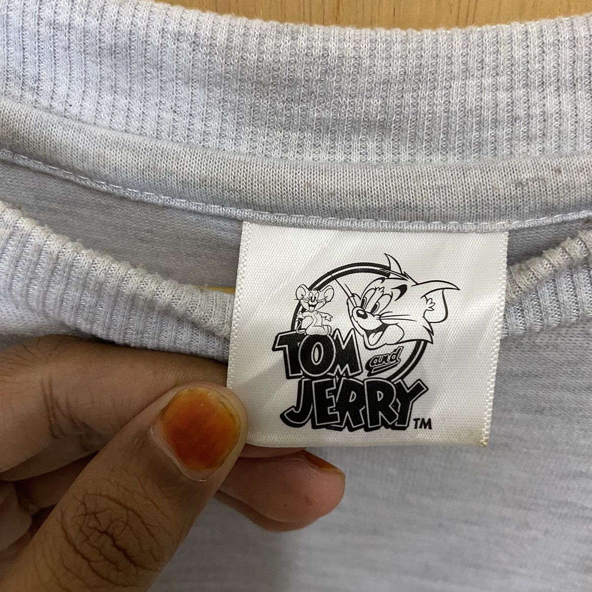 Cartoon Network × Disney × Japanese Brand Tom n Jerry Big Logo Crewneck Sweatshirt Size US XL / EU 56 / 4 - 12 Thumbnail