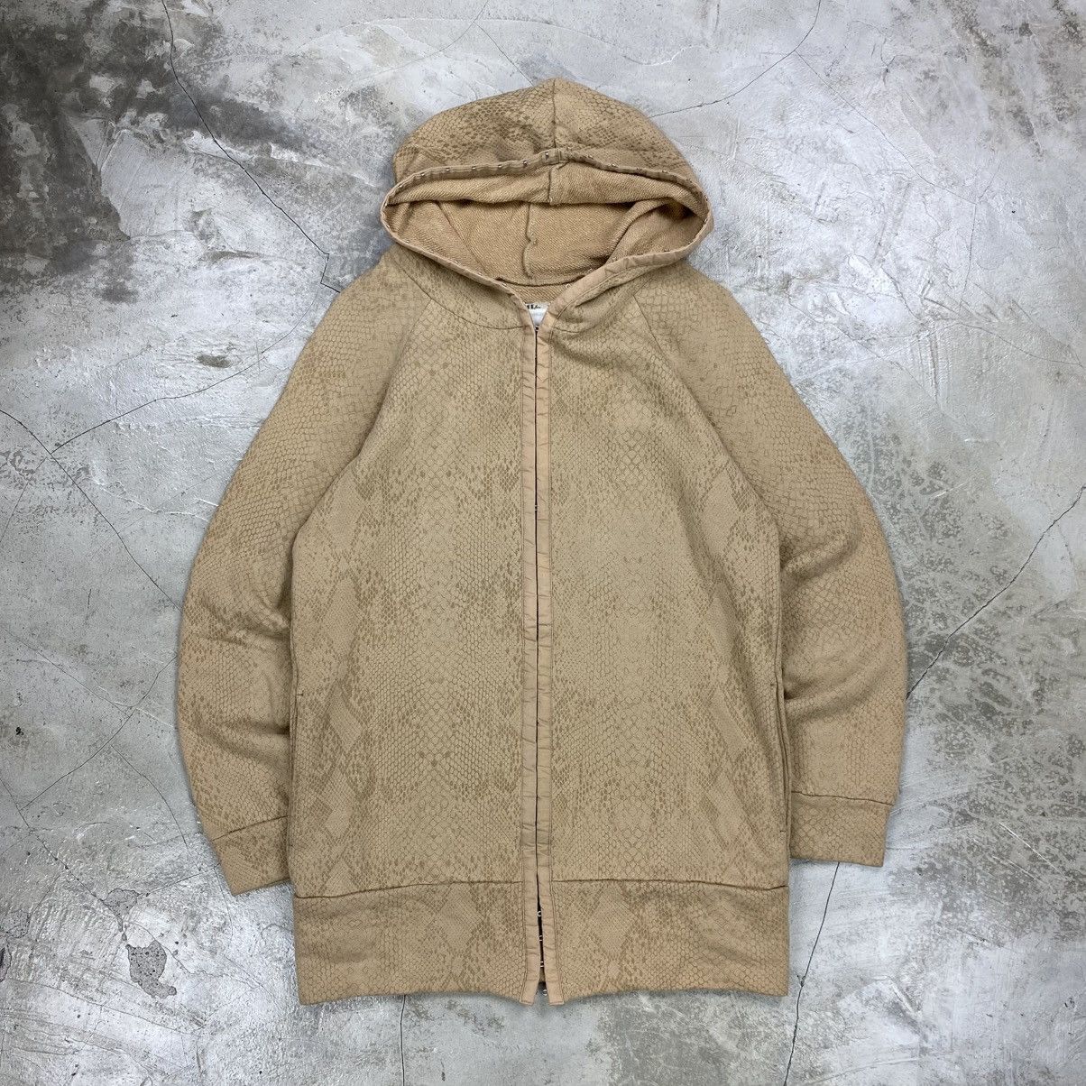 Limi Feu by Yohji Yamamoto All Over Print Snake Skin Hoodie Size US S / EU 44-46 / 1 - 1 Thumbnail