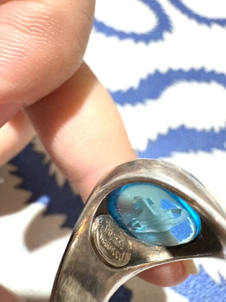 Vivienne Westwood Vivienne Westwood Early vintage blue fat planet illusion r Size ONE SIZE - 9 Thumbnail