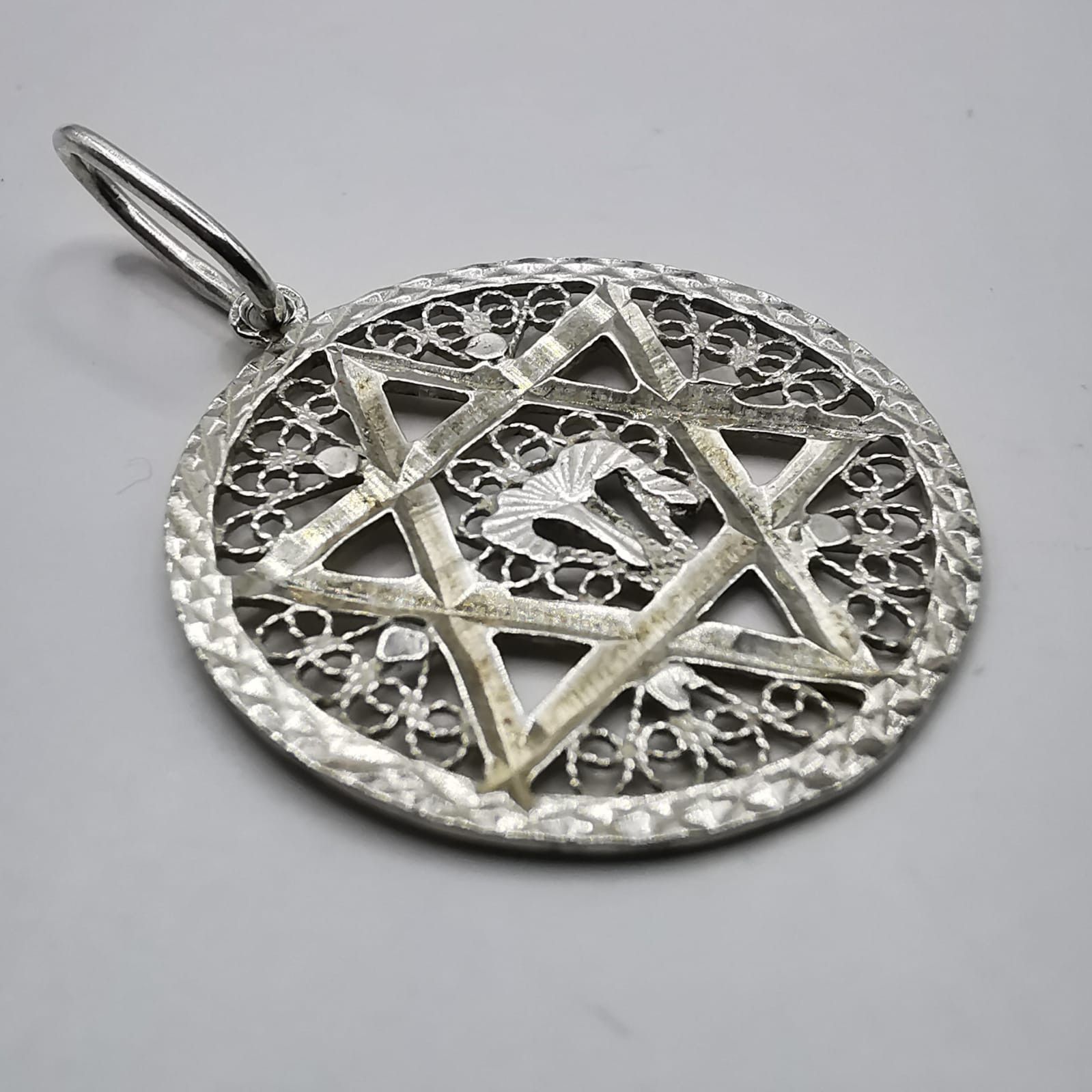 Vintage Vintage Pendant 925 Sterling Silver Jewelry, Handmade 1,77g Size ONE SIZE - 2 Thumbnail