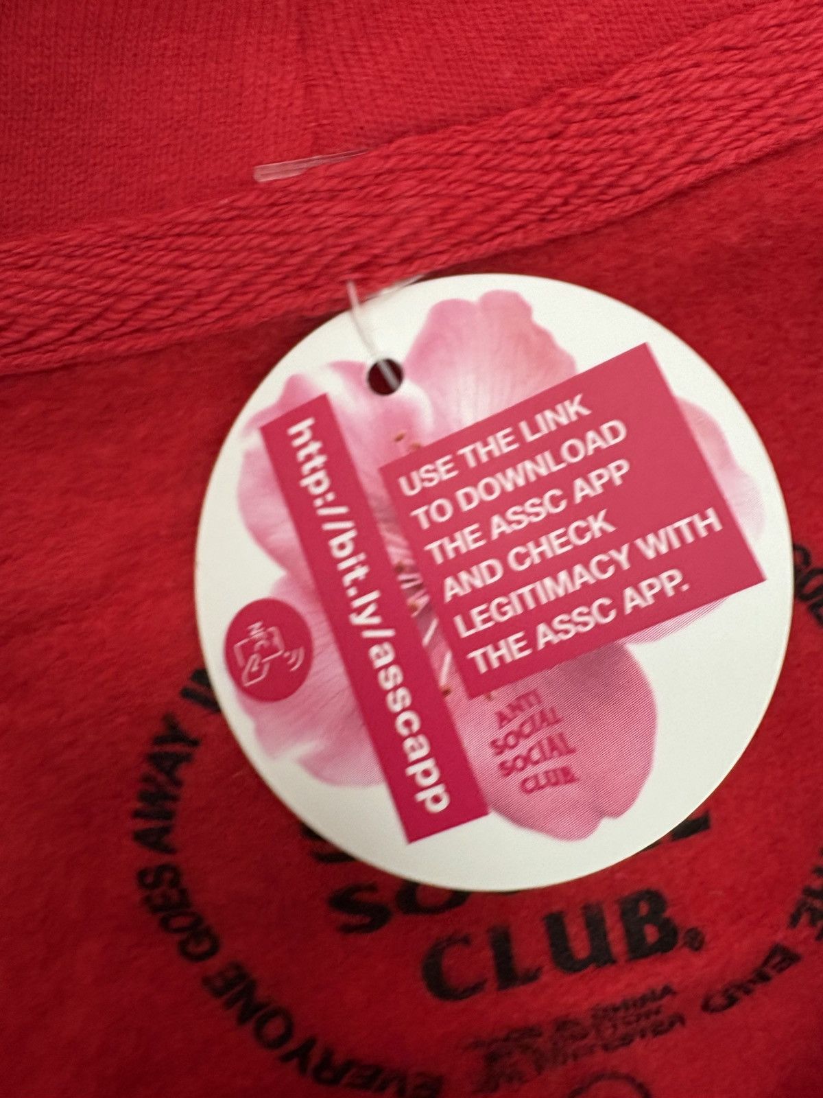 Anti Social Social Club Anti Social Social Club No Sympathy Hoodie "Red" Size US XL / EU 56 / 4 - 6 Thumbnail