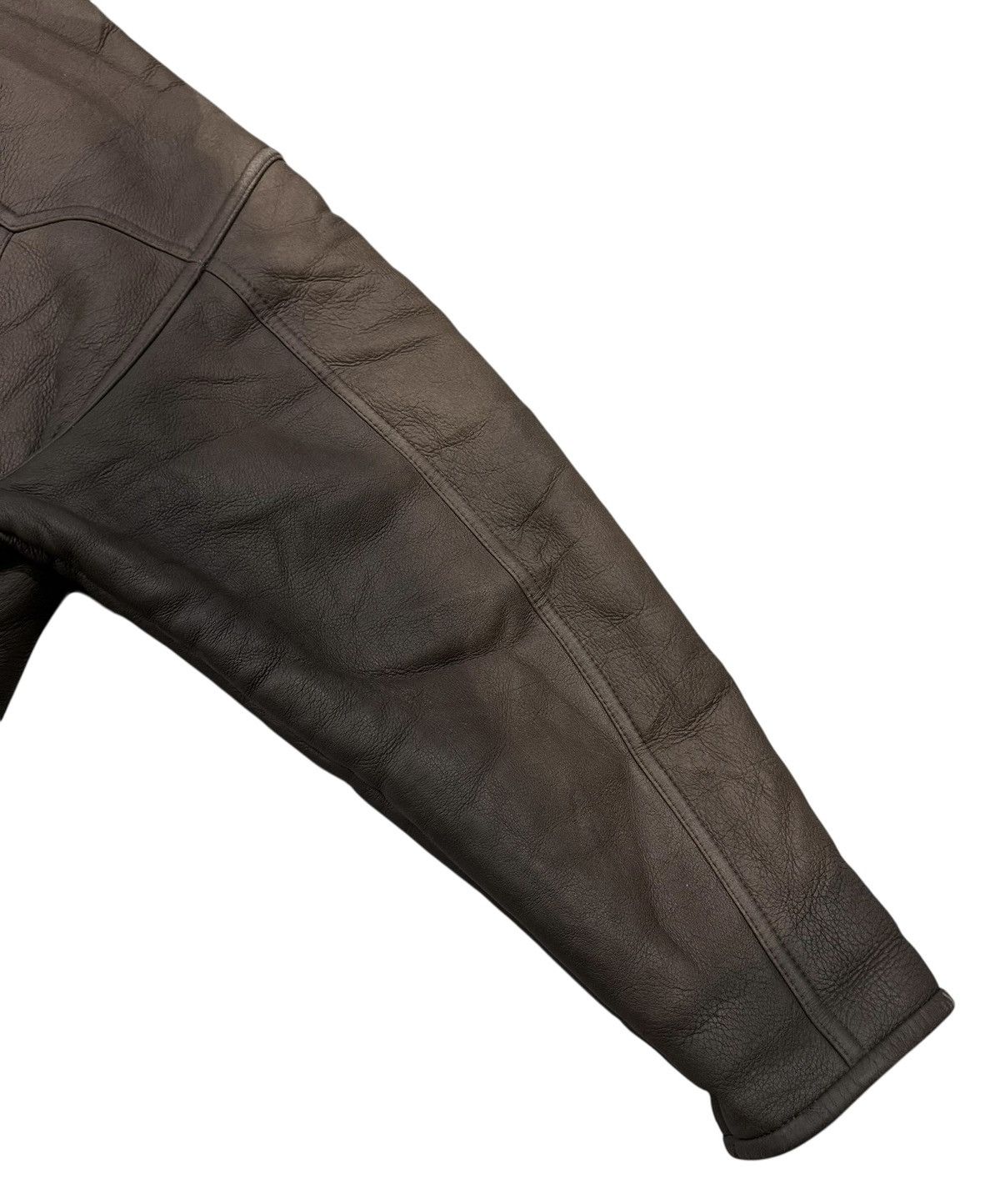 Leather Vintage Sheepskin Shearling Avant Garde Leather Jacket Size US M / EU 48-50 / 2 - 16 Thumbnail