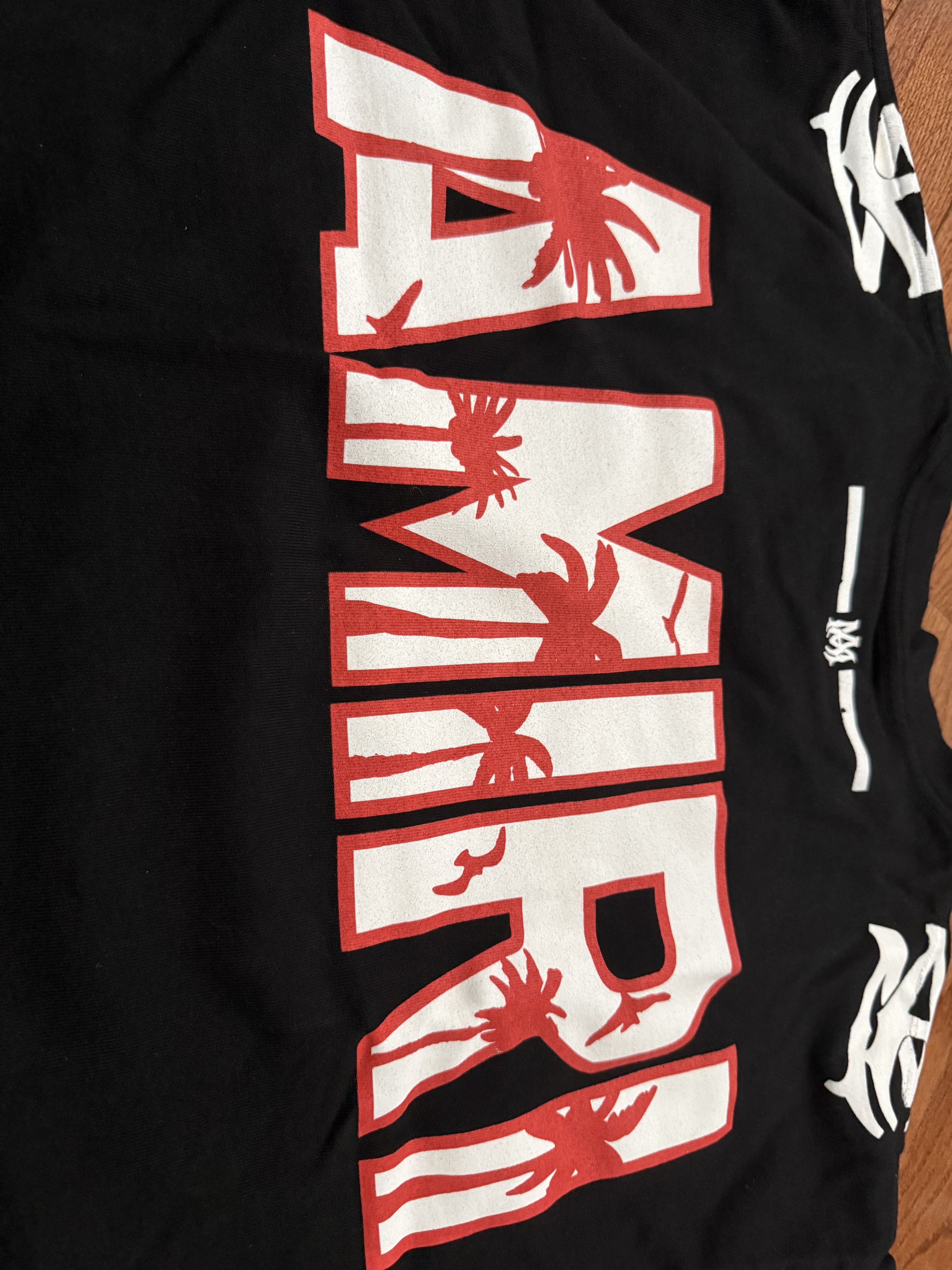 Amiri 22 Football Tee Black AMIRI Size US XL / EU 56 / 4 - 13 Thumbnail