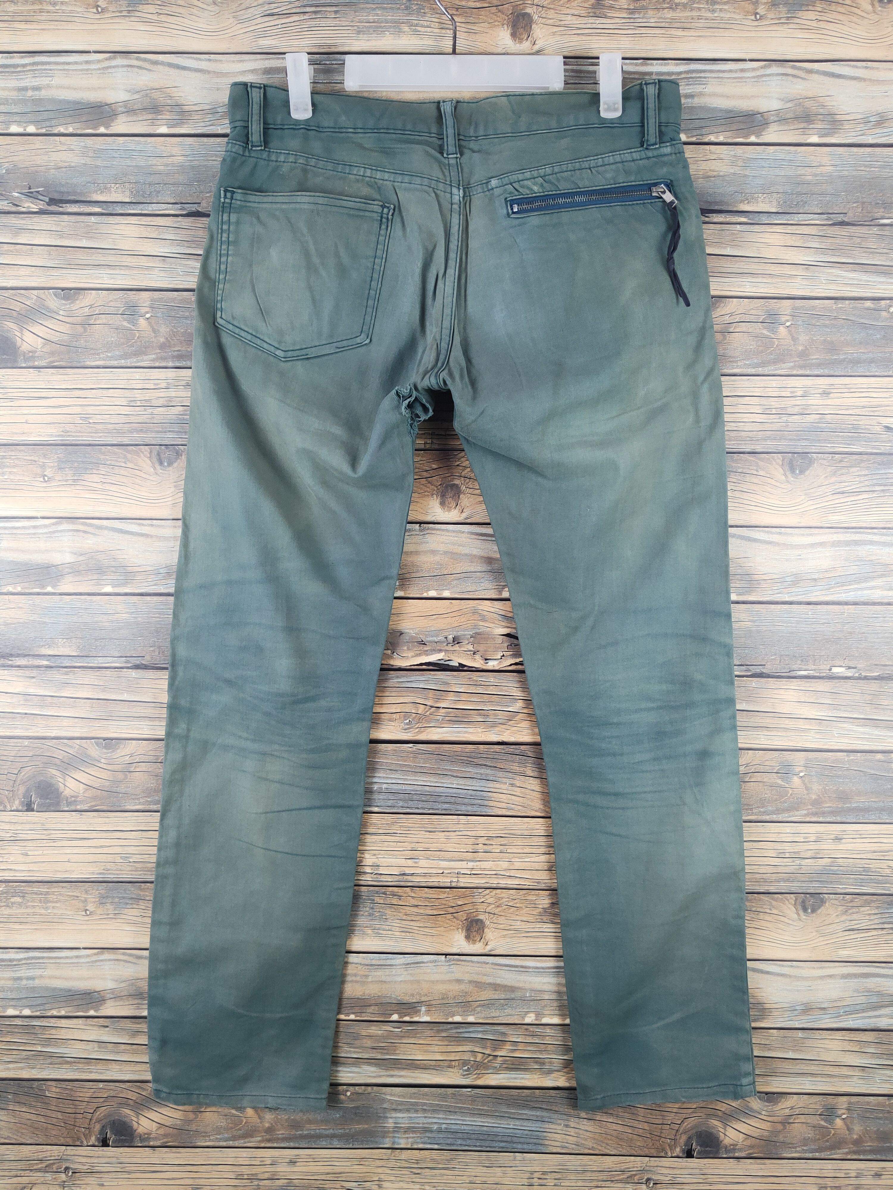 Japanese Brand DL Japanese Brand Green Multipocket Casual Pants #46-253T Size US 33 - 7 Thumbnail