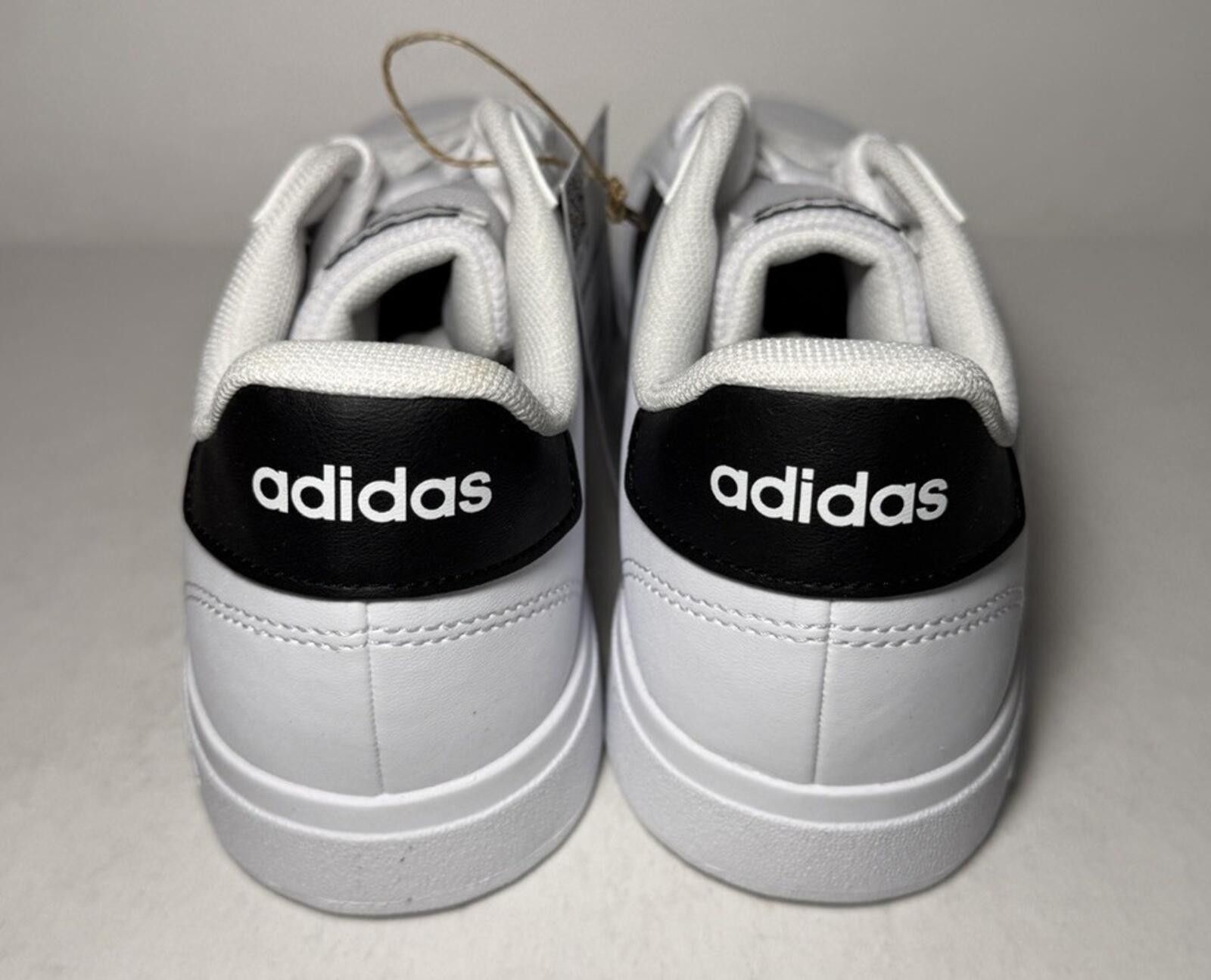 Adidas Adidas Grand Court 2.0 K White/Black Kids Sneakers GW6511 Size US 5 / EU 37 - 4 Thumbnail