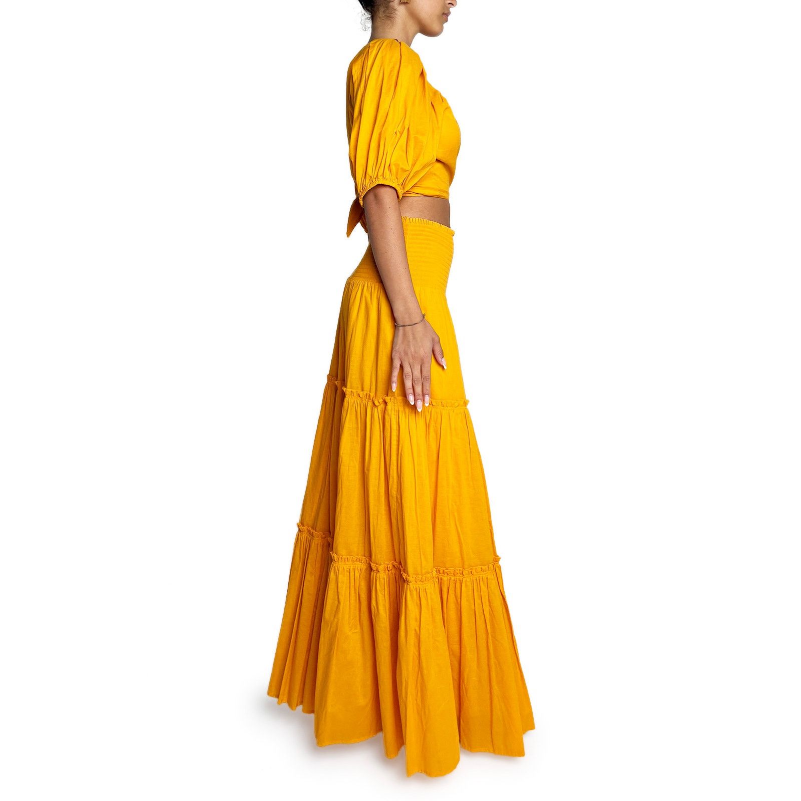 Tory Burch Orange tie front top Size S / US 4 / IT 40 - 3 Thumbnail