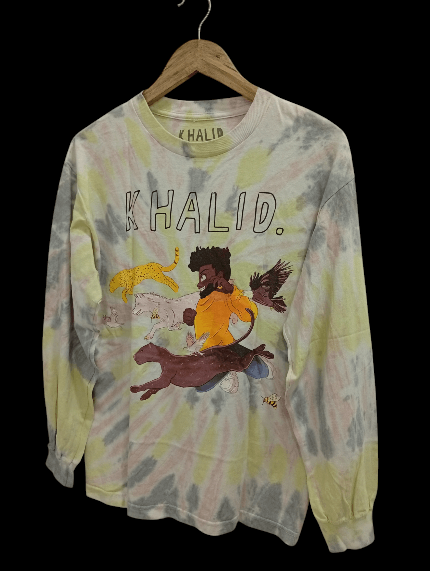 Rap Tees 🔥🔥Khalid Free Spirit 2019 Tour Tye Dye LS T-Shirt Size US M / EU 48-50 / 2 - 3 Thumbnail
