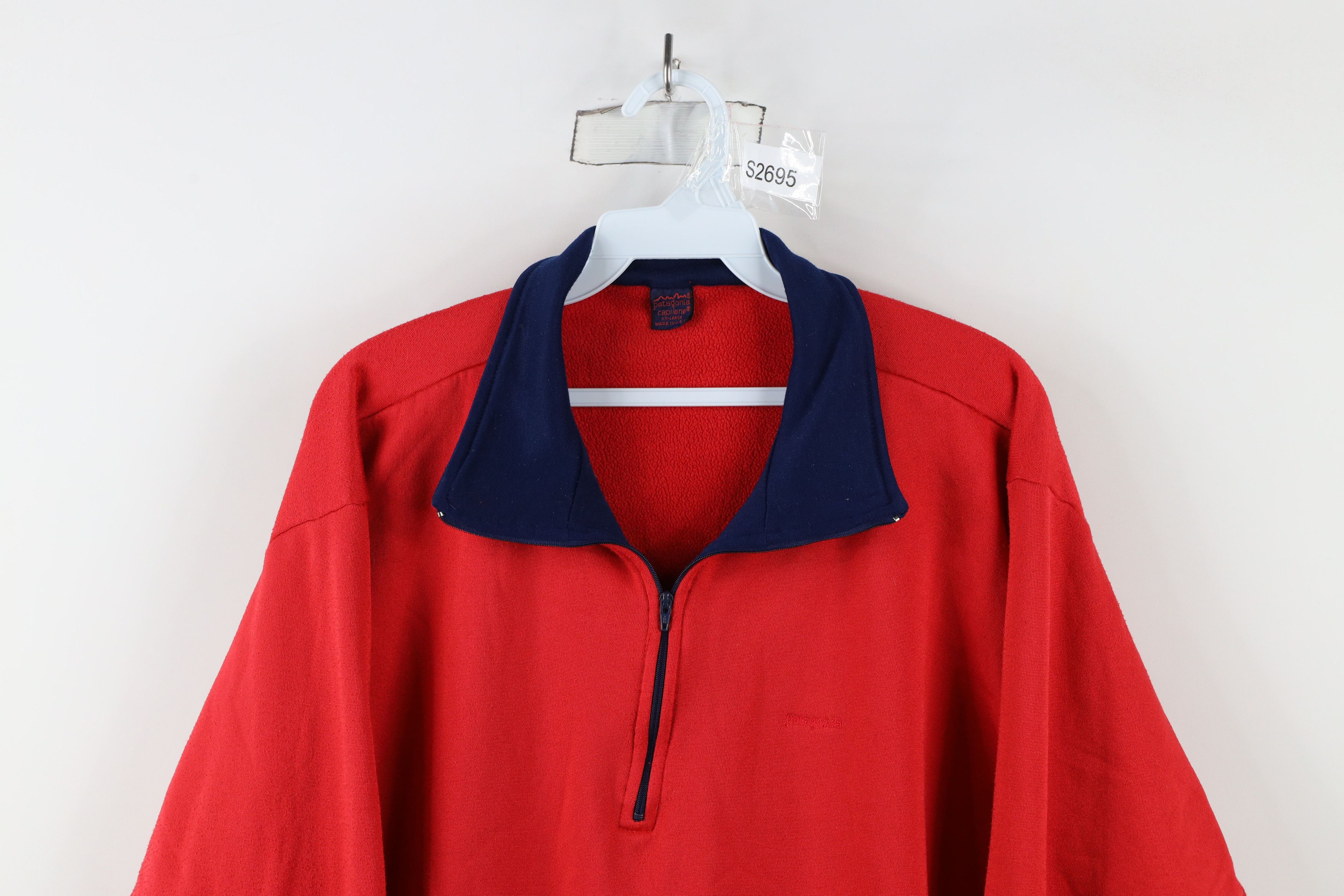 Patagonia × Vintage Vintage 90s Patagonia Capilene 1/4 Half Zip Pullover Sweater Size US XXL / EU 58 / 5 - 2 Thumbnail