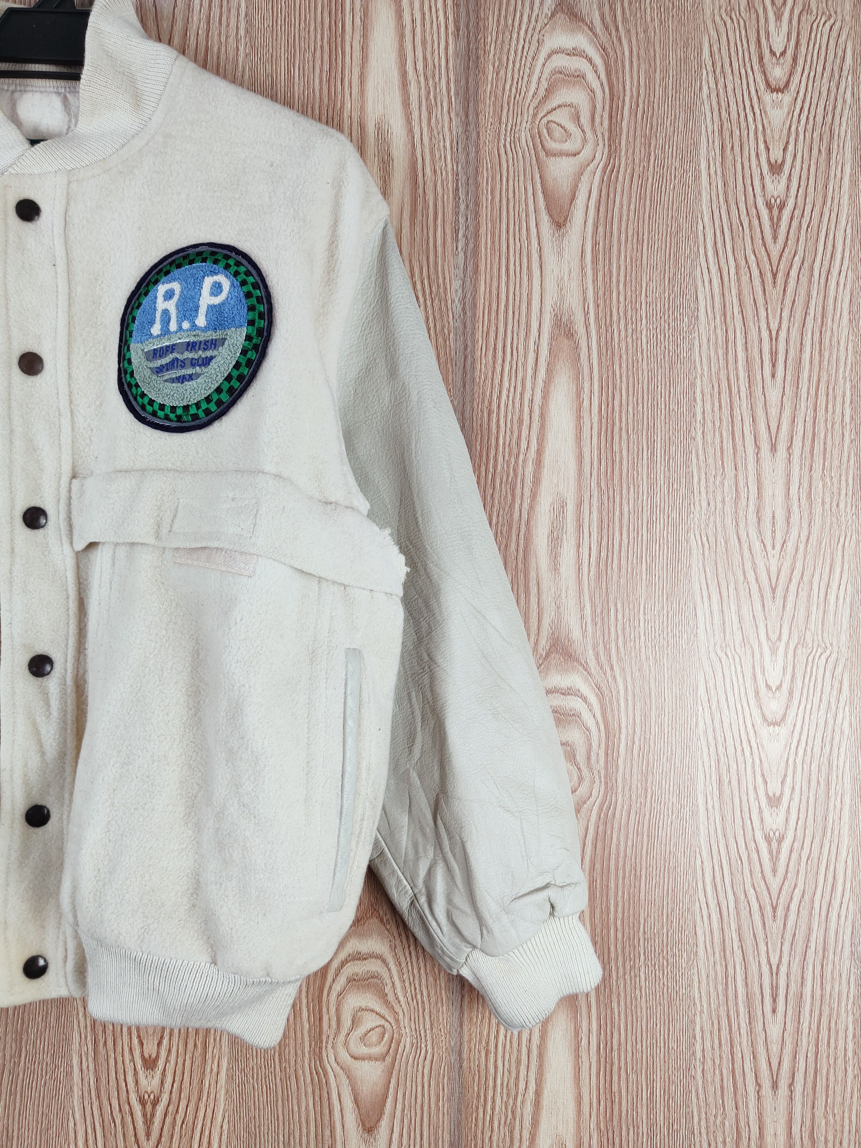 Vintage Rope vintage Cream Varsity Jackets #W724 Size US M / EU 48-50 / 2 - 6 Thumbnail