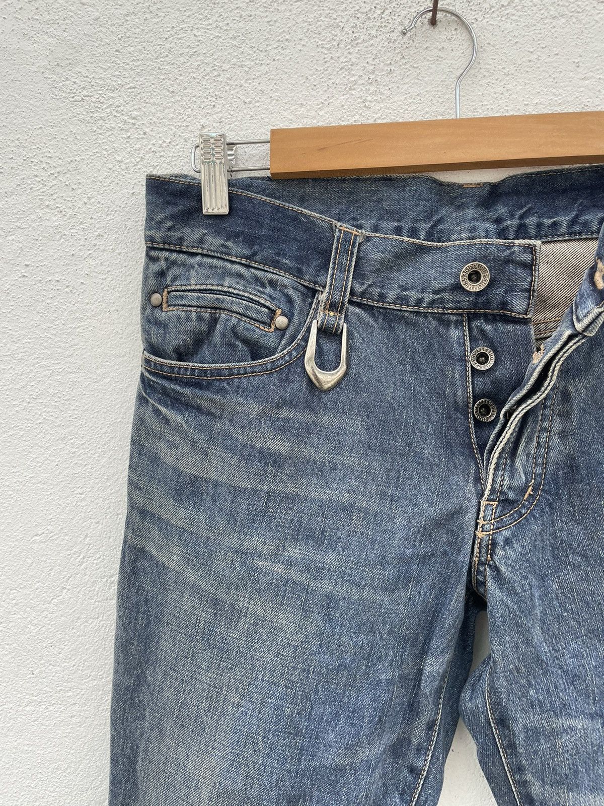 5351 POUR LES HOMMES 5351 Pour Les Hommes Flared Jeans Made In Japan Size US 30 / EU 46 - 4 Thumbnail