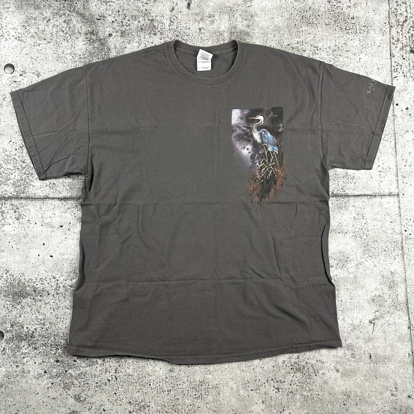Gildan Blue Heron Bird Shirt Salt Fork State Park Ohio Size XL Size US XL / EU 56 / 4 - 1 Thumbnail