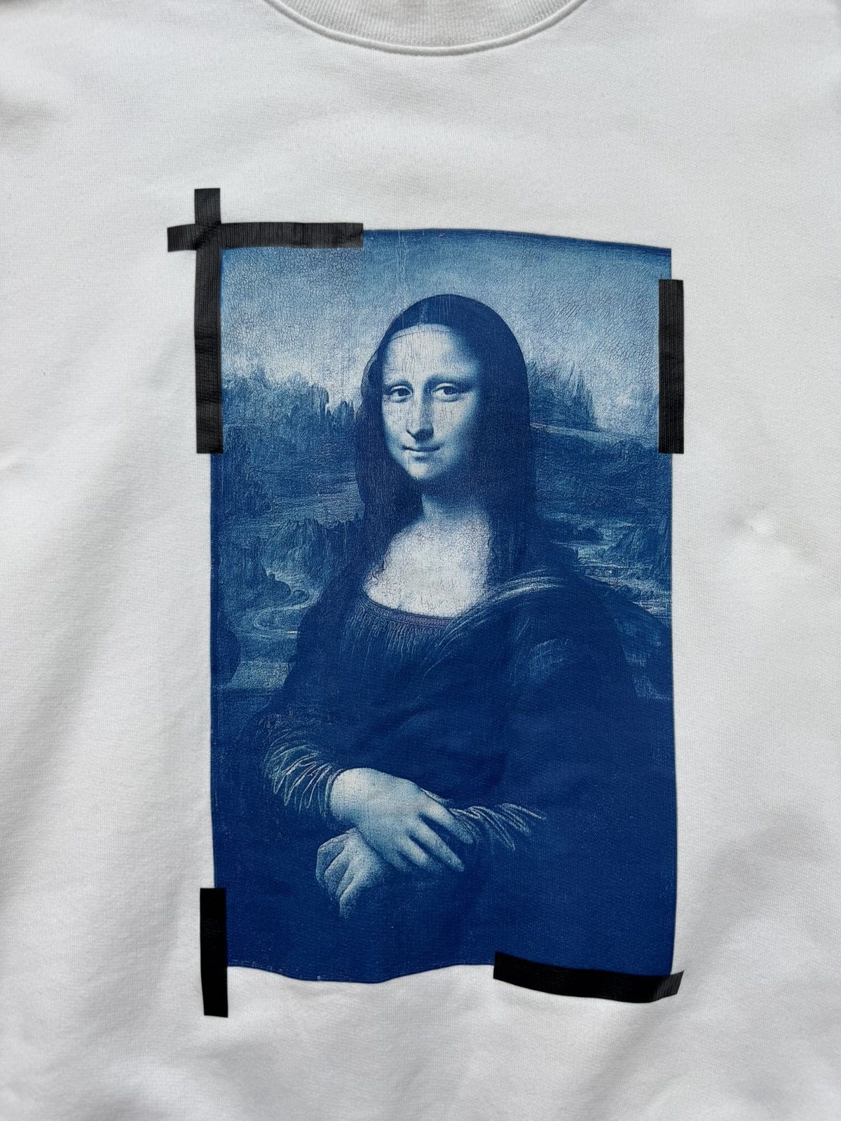 Off-White Off-White Mona Lisa Luxury Big Logo White Sweatshirt Size US L / EU 52-54 / 3 - 5 Thumbnail