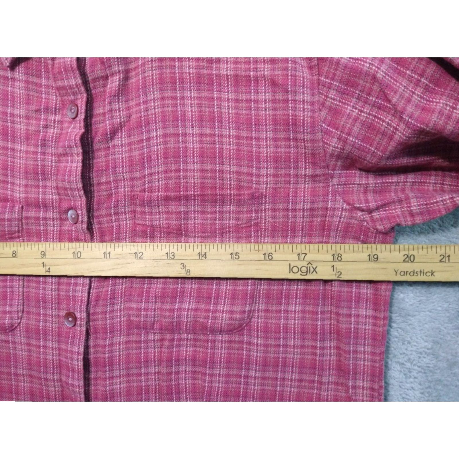 Vintage Woolrich Shirt Womens XS Red Plaid Flannel Long Sleeve Button Down Cotton Size XS / US 0-2 / IT 36-38 - 5 Thumbnail
