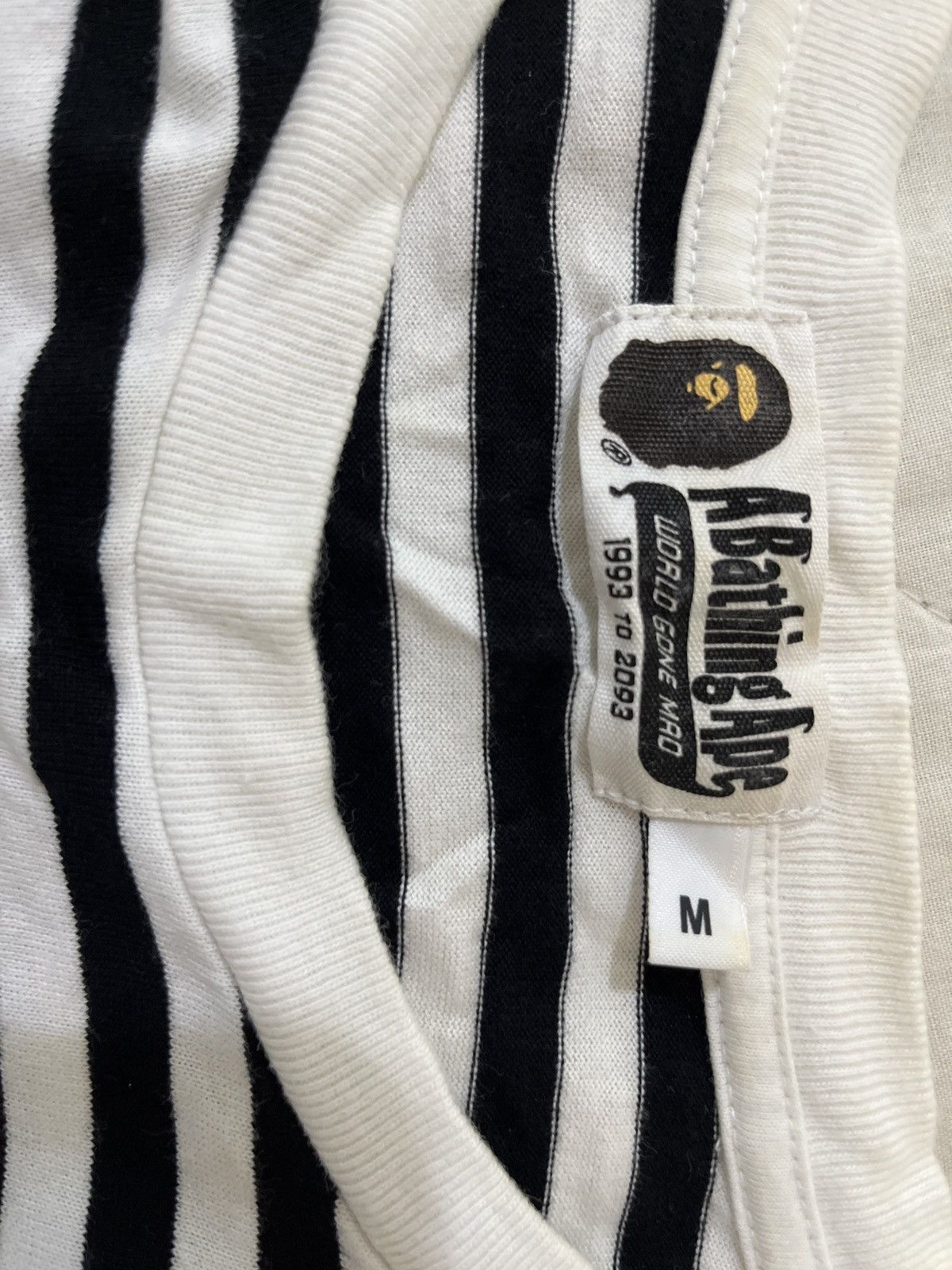 Bape Bape x DSMG Striped Tee Size US M / EU 48-50 / 2 - 3 Thumbnail