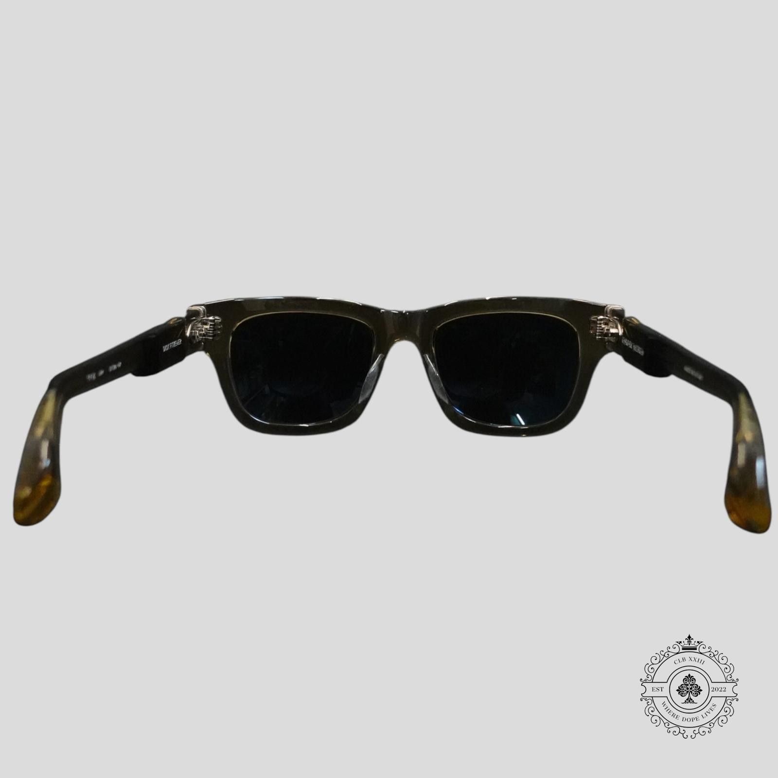 Chrome Hearts Chrome Hearts Dick Fitzener Glasses in Olive/Silver Size ONE SIZE - 3 Thumbnail