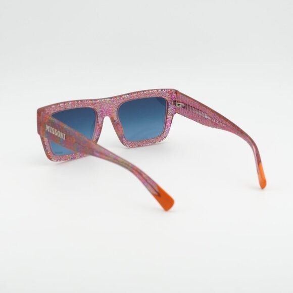 Missoni Missoni MIS 0129/S 0QQ7 08 Sunglasses Pink Square Frame Size ONE SIZE - 4 Thumbnail