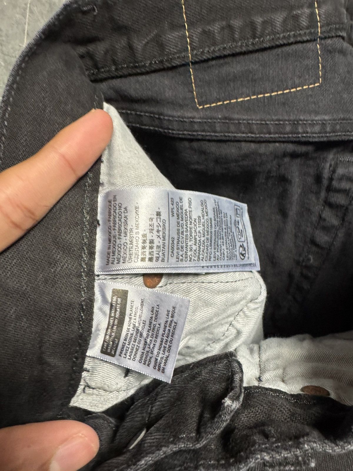DENIM TEARS × Levi's Denim Tears Plain Jane in Black Size US 32 / EU 48 - 6 Thumbnail