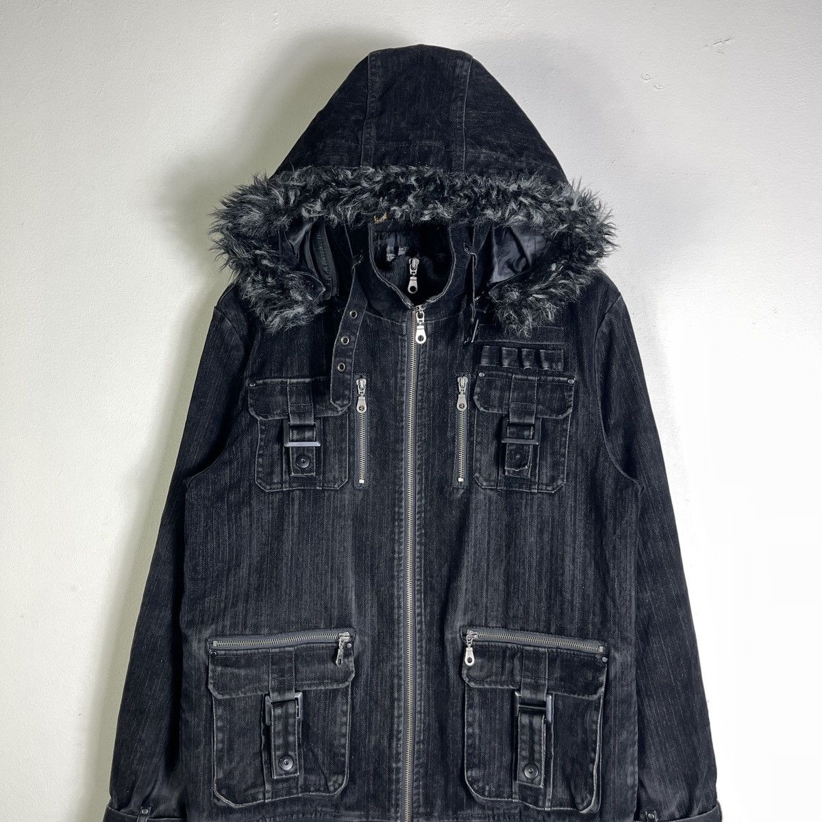 KMRii Vtg Bondage Commontage Tactical Fur Hooded ISWN LGB Style Size US M / EU 48-50 / 2 - 4 Thumbnail
