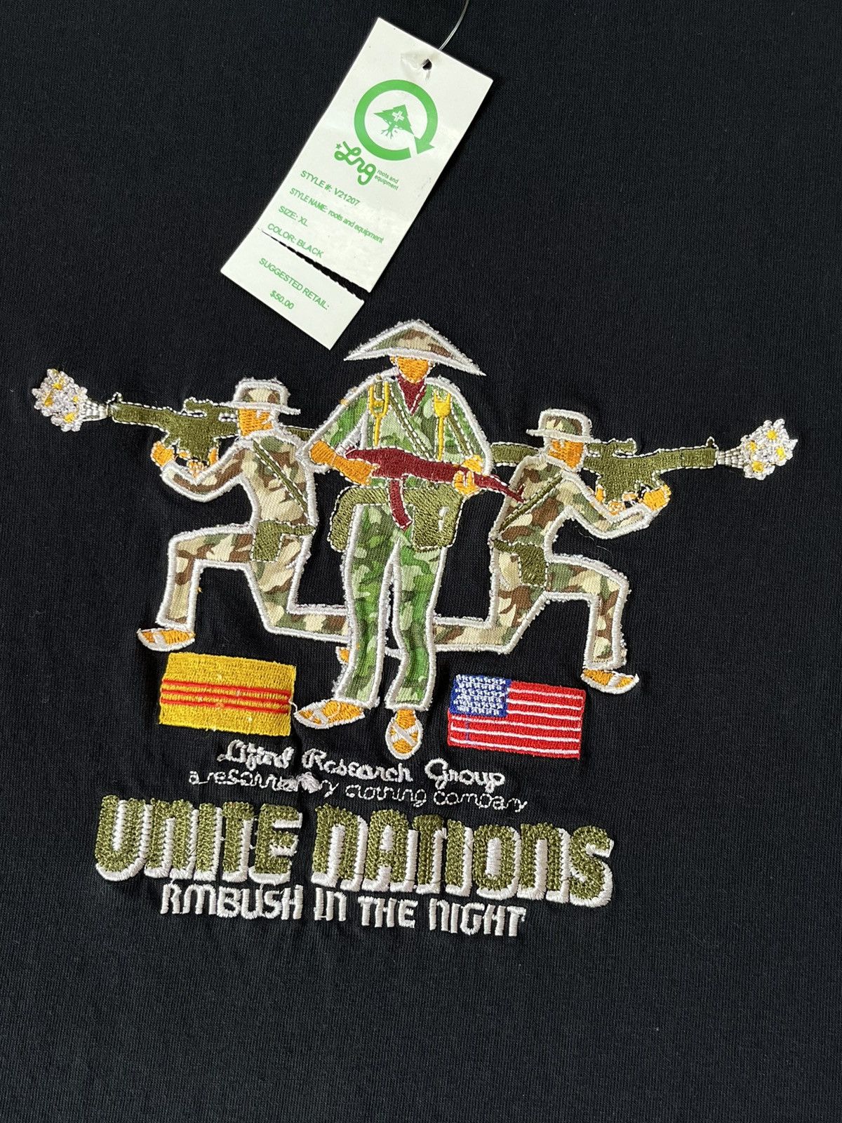 LRG NEW Vintage Y2K Lrg Skateboards United Nations T-Shirt Size US XL / EU 56 / 4 - 4 Thumbnail