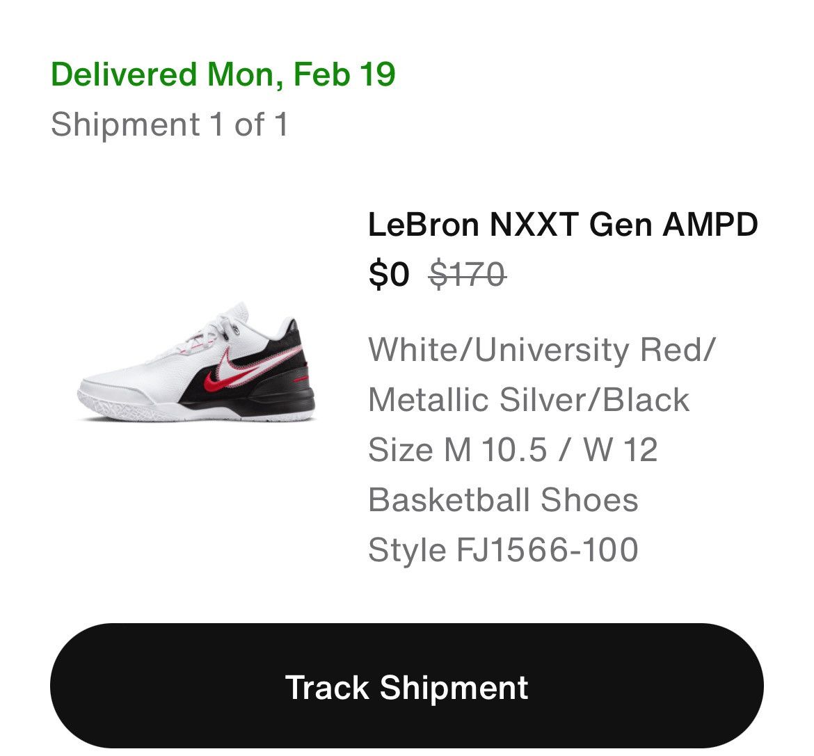Nike LEBRON NXXT GEN AMPD FIRST GAME Size US 10.5 / EU 43-44 - 11 Thumbnail