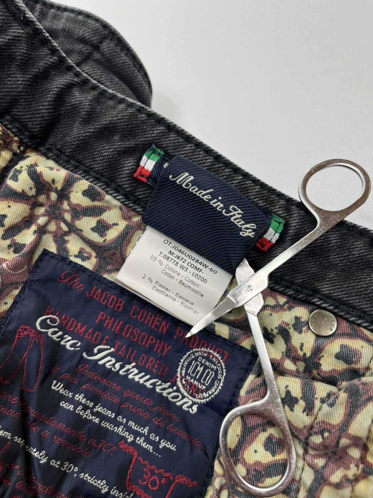 Jacob Cohen Jacob Cohen Type 672 C Comfort Jeans Black Denim Size 33 Size US 33 - 13 Thumbnail