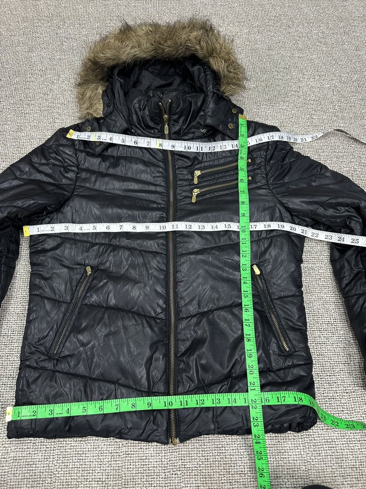 Le Grande Bleu (L.G.B.) Fur Faux Spinash LGB ifsixwasnine Style Jacket Z260 Size US M / EU 48-50 / 2 - 10 Thumbnail