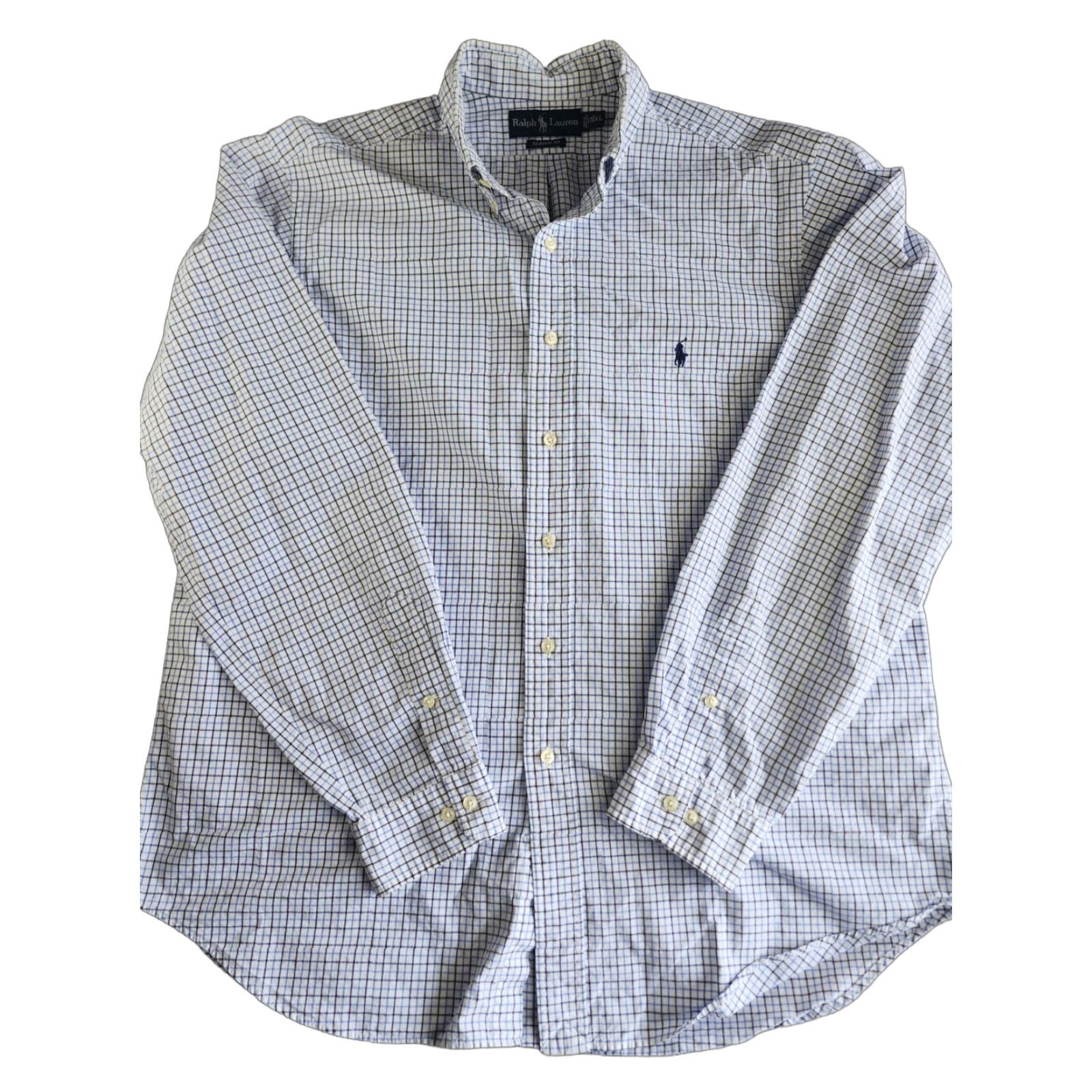 Polo Ralph Lauren Polo Ralph Lauren Shirt Mens L Check Button Up Classic Fit Preppy Casual Multicolor 17 Button-Down Collar Size US L / EU 52-54 / 3 - 1 Thumbnail