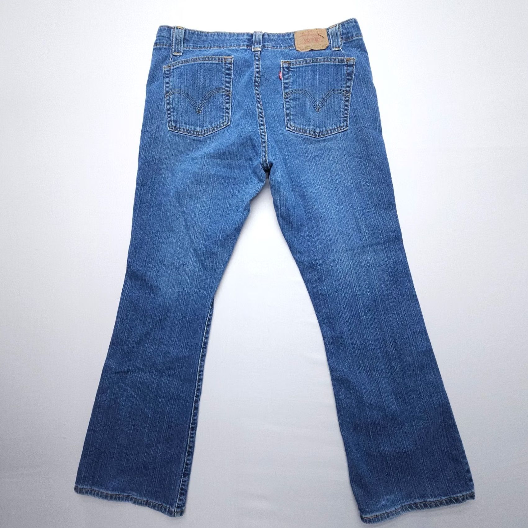 Levi's VINTAGE Levi's 525 Jeans Bootcut 5-Pocket 30 In Blue Denim Womens 14 Comfort Stretch Low Rise Size 36" / US 14 / IT 50 - 2 Thumbnail