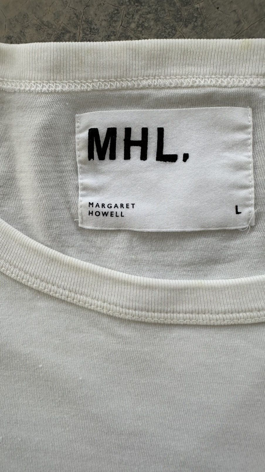 Margaret Howell × Vintage MHL MARGARET HOWELL LOGO POCKET LS TEE Size US M / EU 48-50 / 2 - 3 Thumbnail