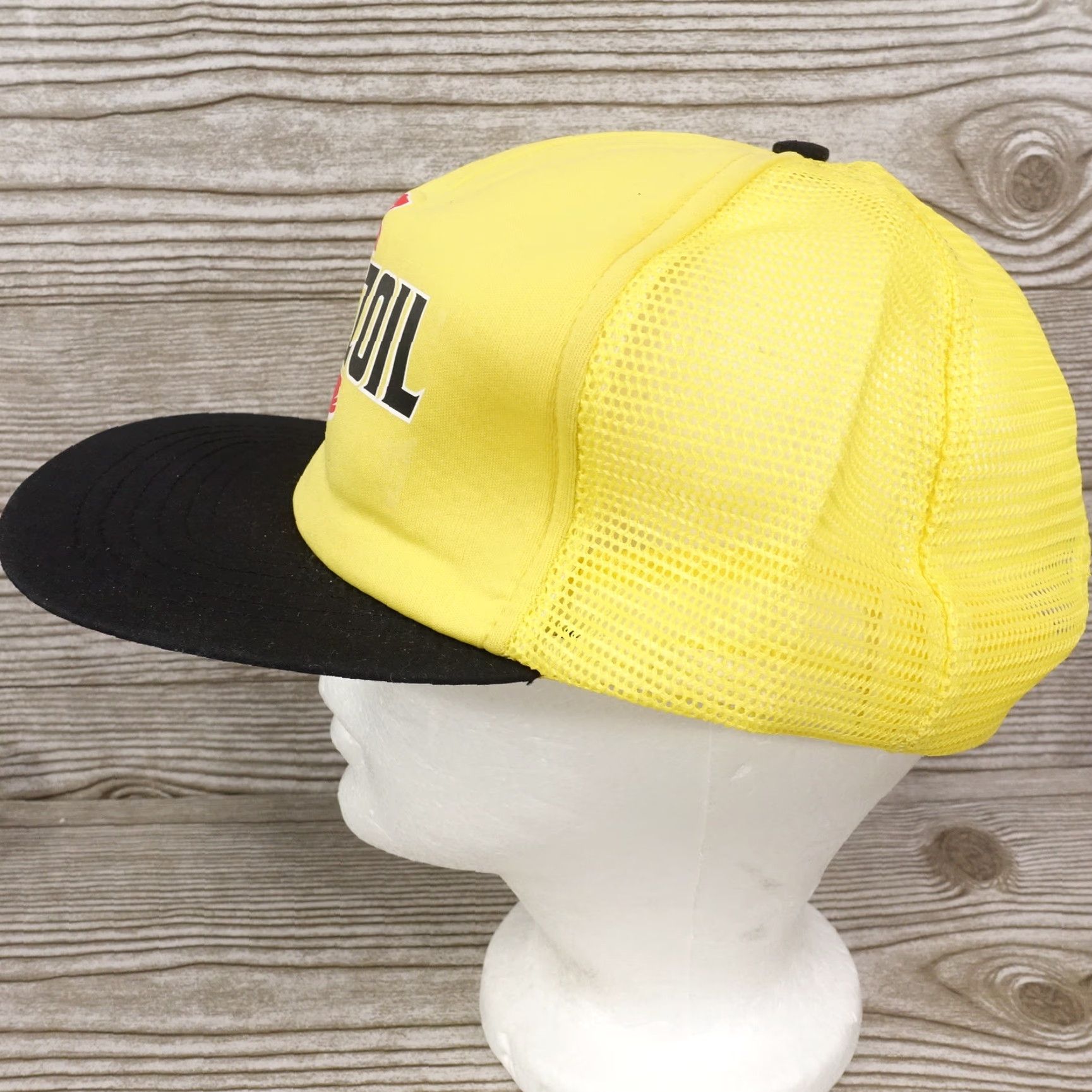 Logo 7 VINTAGE SWINGSTER PENNZOIL RACING YELLOW TRUCKER HAT UNISEX ADJUSTABLE SNAPBACK USA Size ONE SIZE - 4 Thumbnail