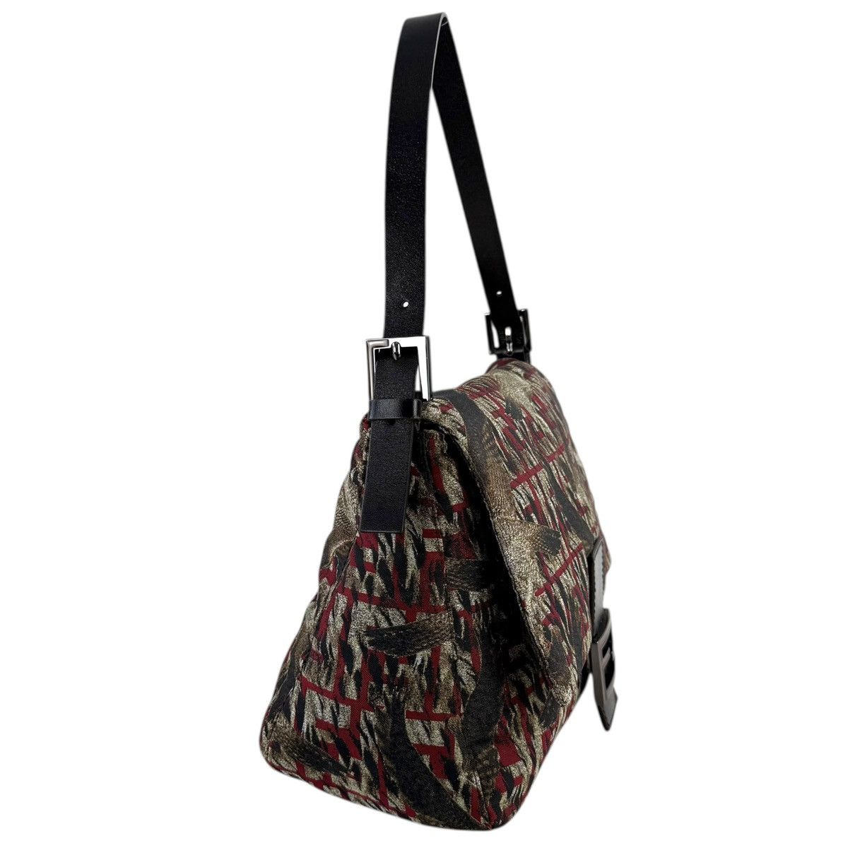 Fendi Fendi Zucca Falcon Mamma Baguette Shoulder Bag Size ONE SIZE - 2 Thumbnail