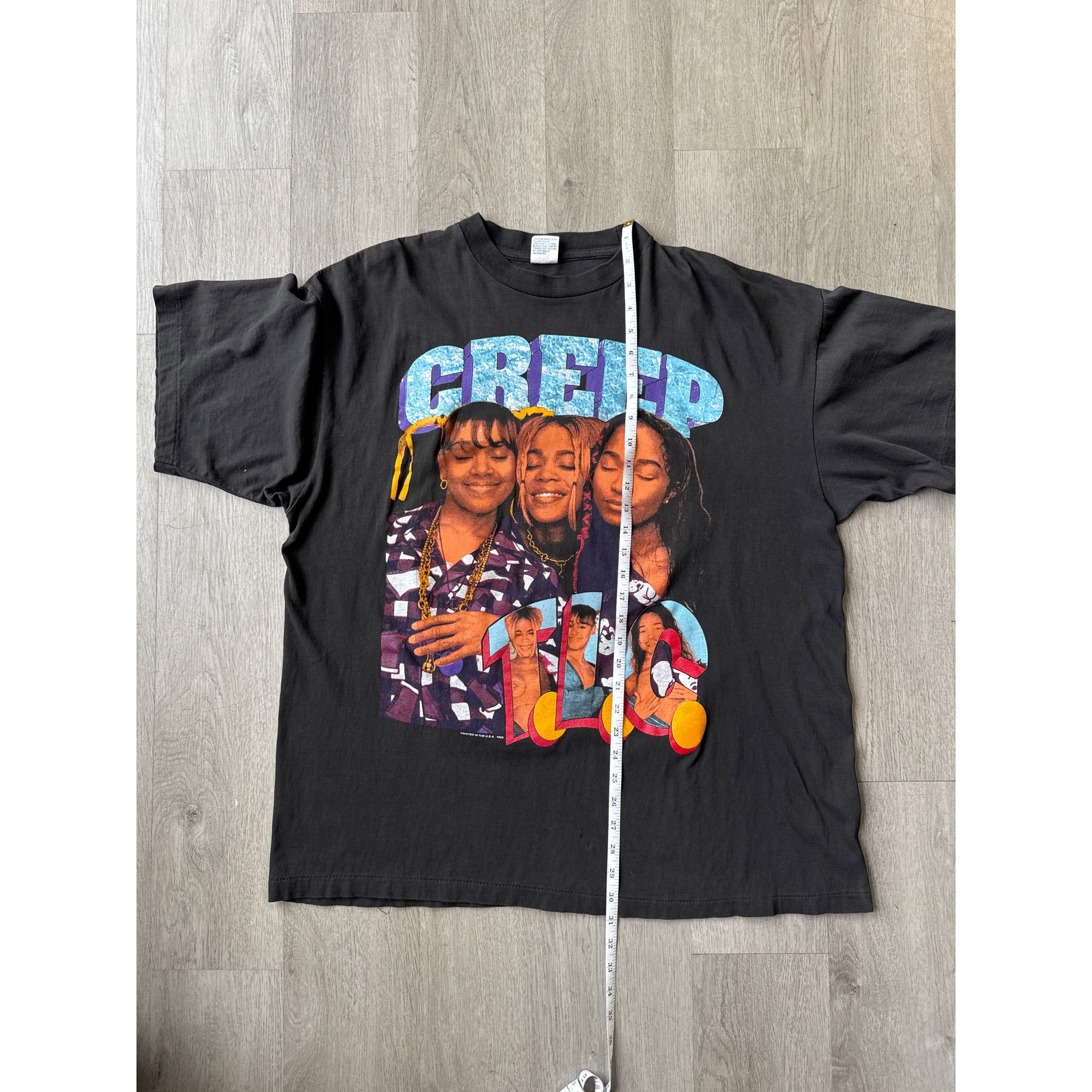 Vintage Vintage 1995 TLC Creep Crazy Sexy Cool Rap Tee Size US XXL / EU 58 / 5 - 9 Thumbnail