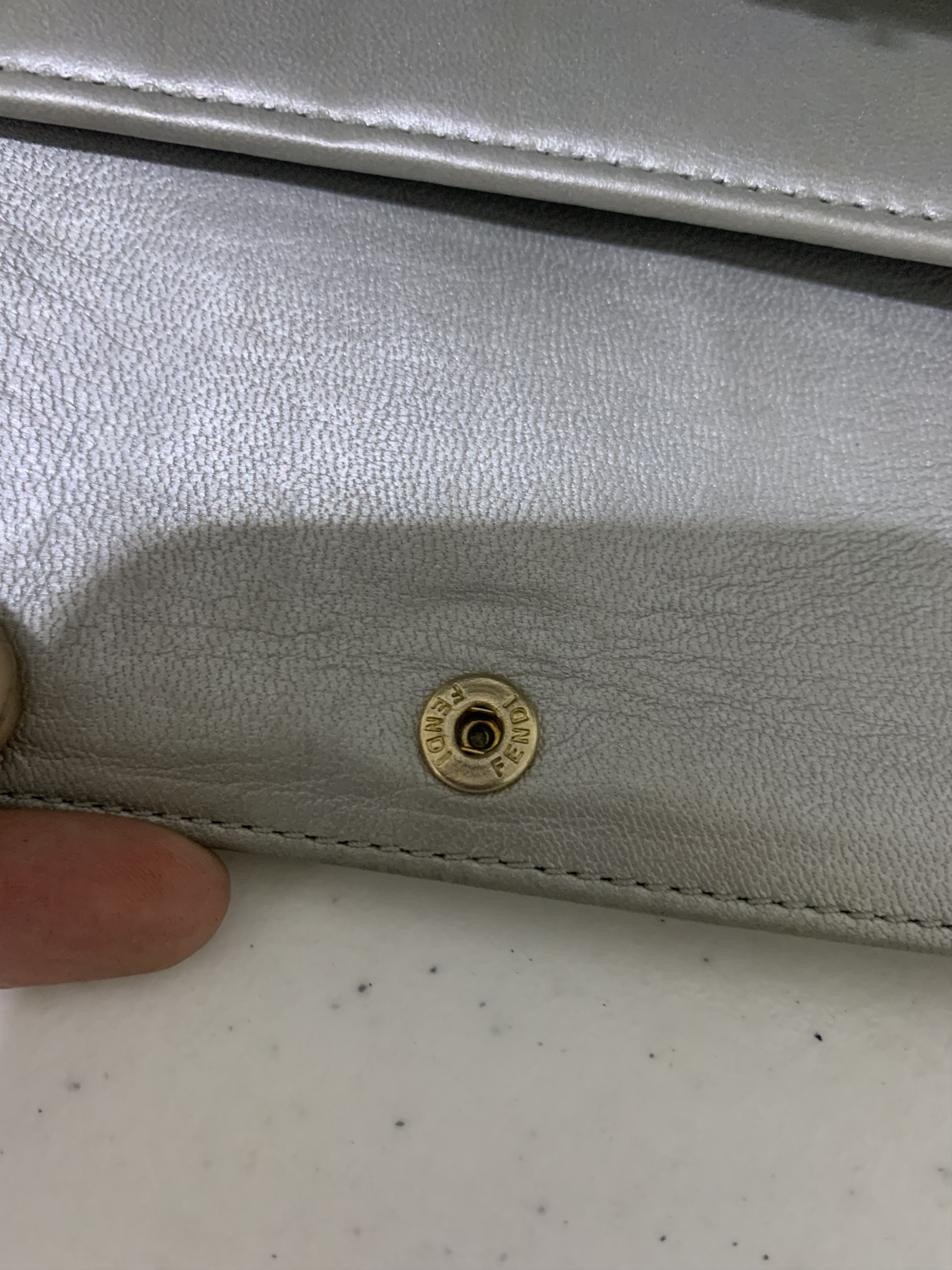 Fendi Napa Logo Embossed Leather Wallet Size ONE SIZE - 17 Thumbnail