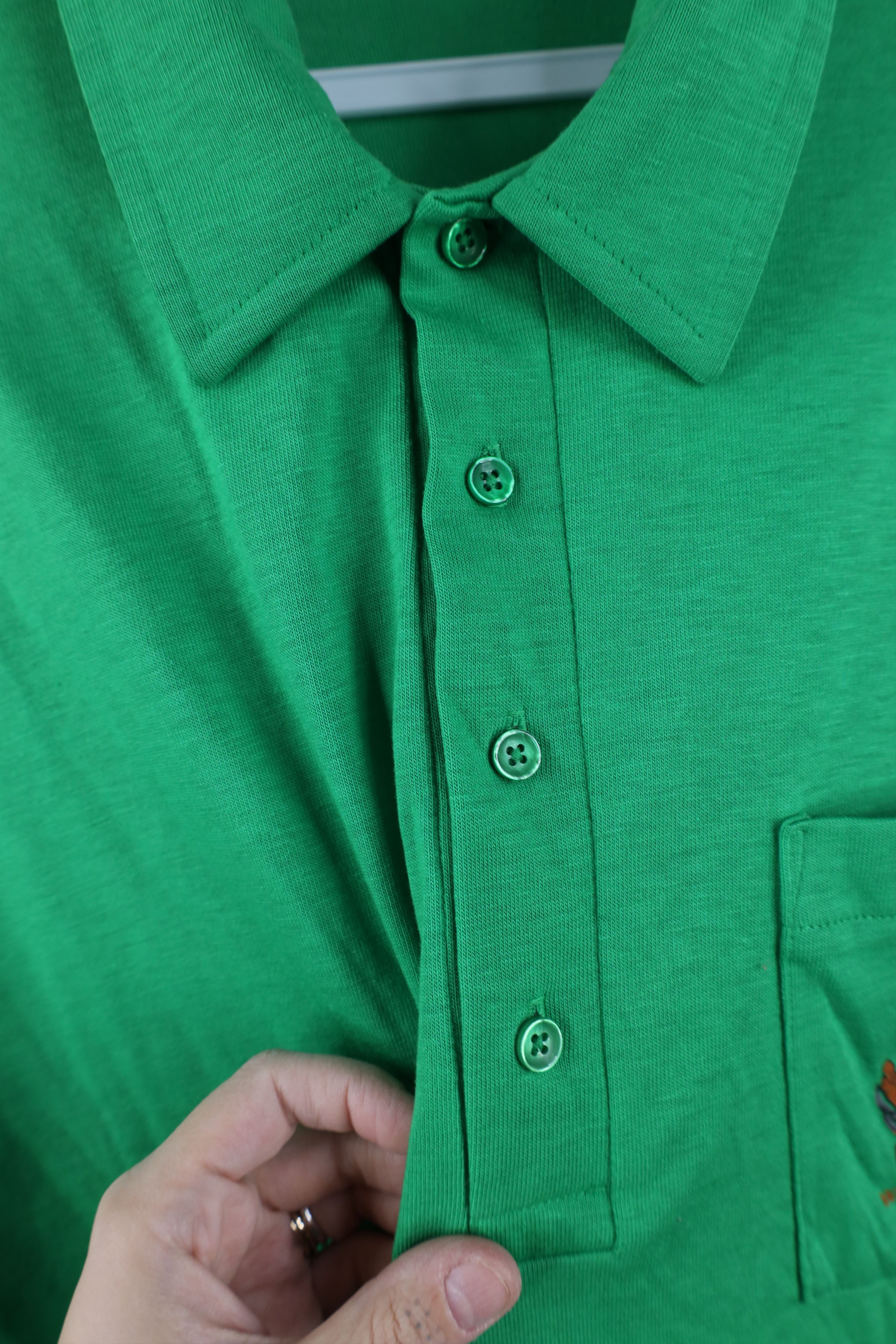Vintage Vintage 70s North Carolina Knit Collared Polo Shirt USA Size US XL / EU 56 / 4 - 6 Thumbnail