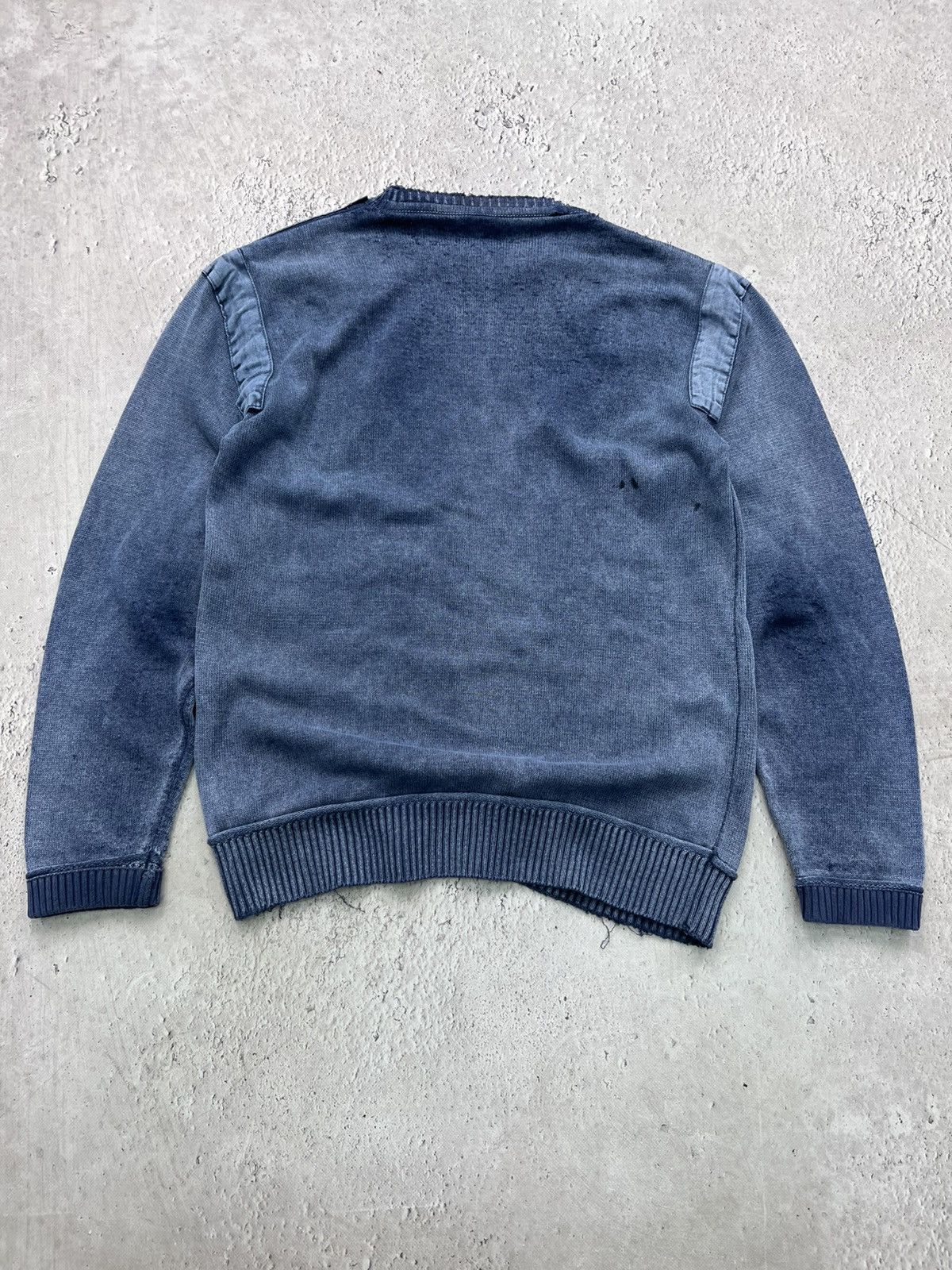Emporio Armani VINTAGE STRIPPED EMPORIO ARMANI HYPE SWEATER Y2K Size US L / EU 52-54 / 3 - 8 Thumbnail