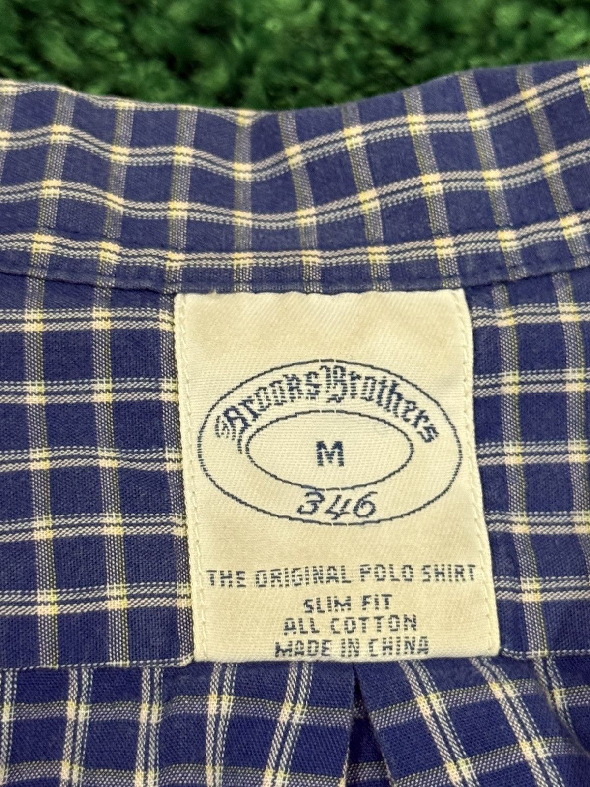 Brooks Brothers Brooks Brothers Plaid Short Sleeve Button Down Shirt Medium Size US M / EU 48-50 / 2 - 4 Thumbnail