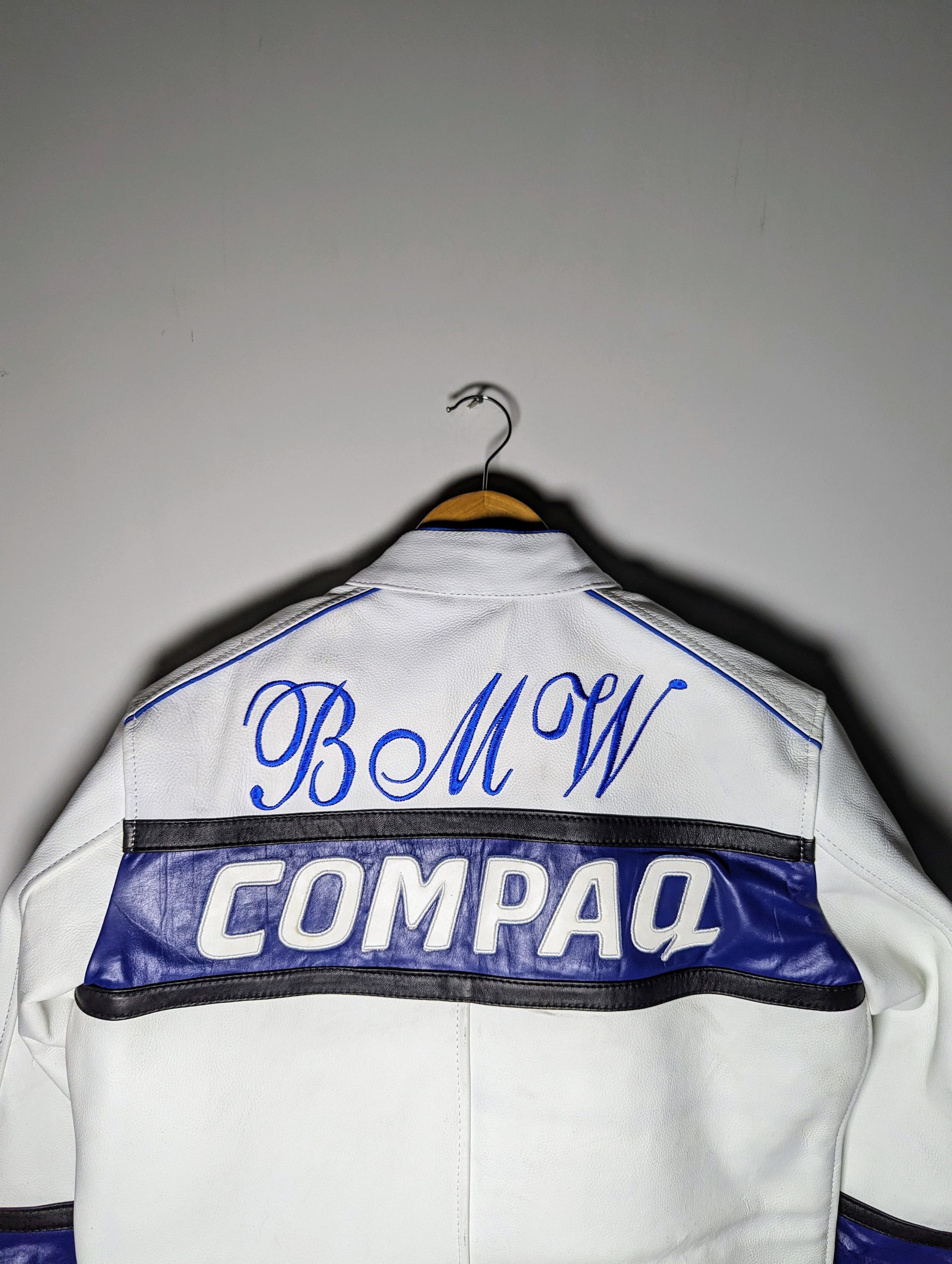 Vintage 🔥 BMW 🔥 Y2K RETRO RACING LEATHER JACKET FORMULA 1 Size US S / EU 44-46 / 1 - 12 Thumbnail