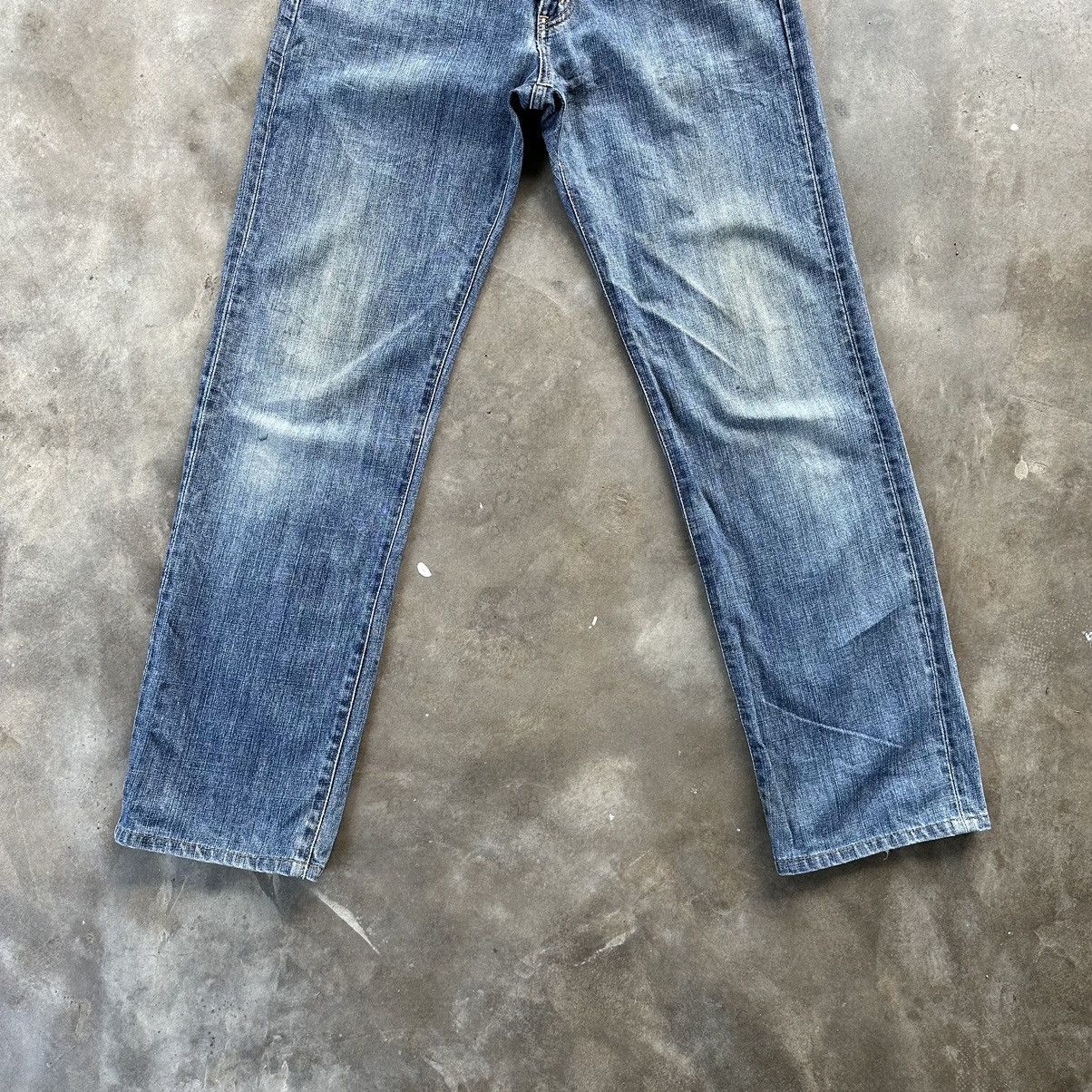 Japanese Brand W30 Vintage Edwin 503 Faded Distressed Denim Jean Pant Size US 30 / EU 46 - 2 Thumbnail