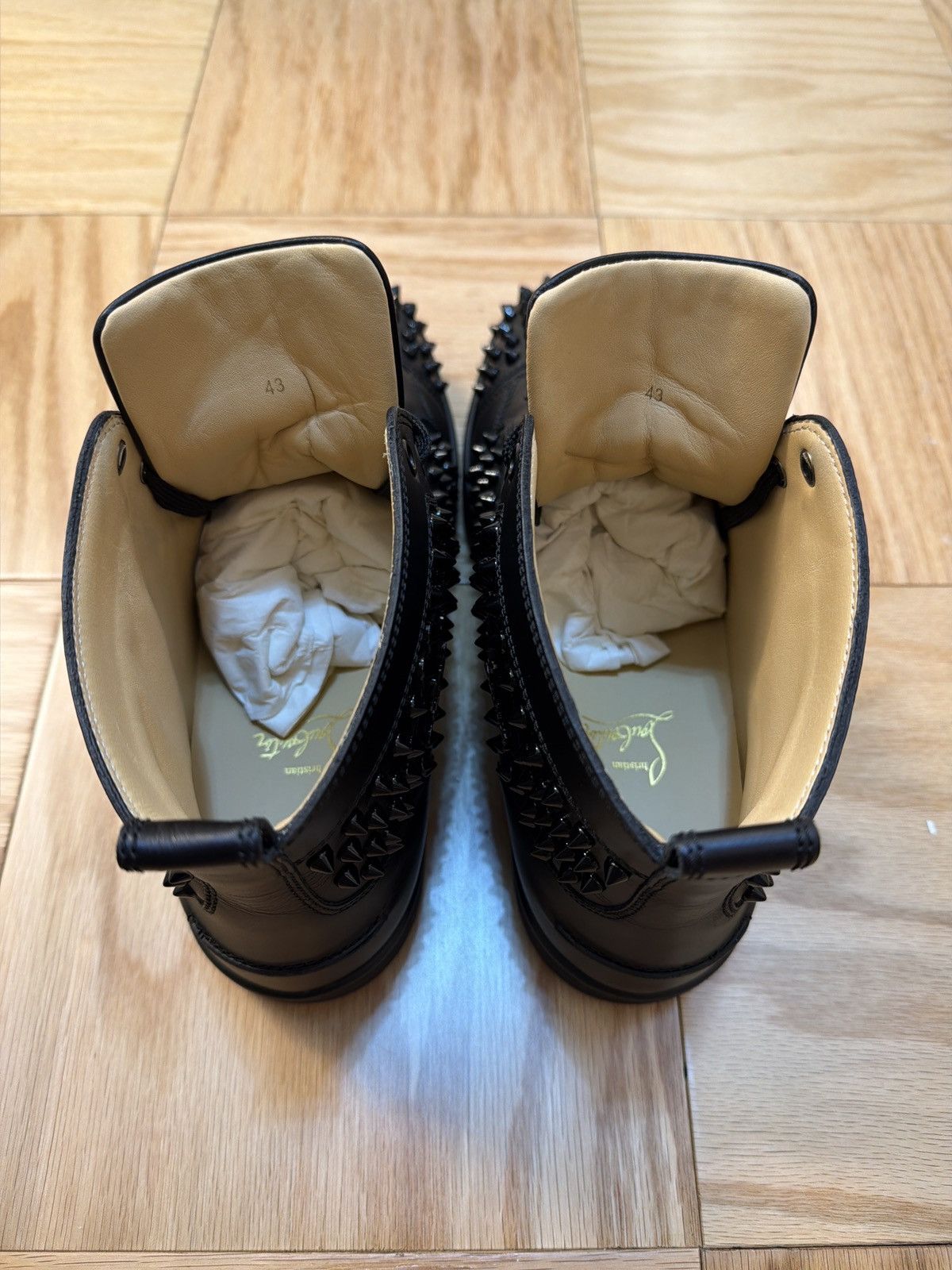 Christian Louboutin Christian Louboutin Hi Top Spike Sneakers Size US 10 / EU 43 - 7 Thumbnail