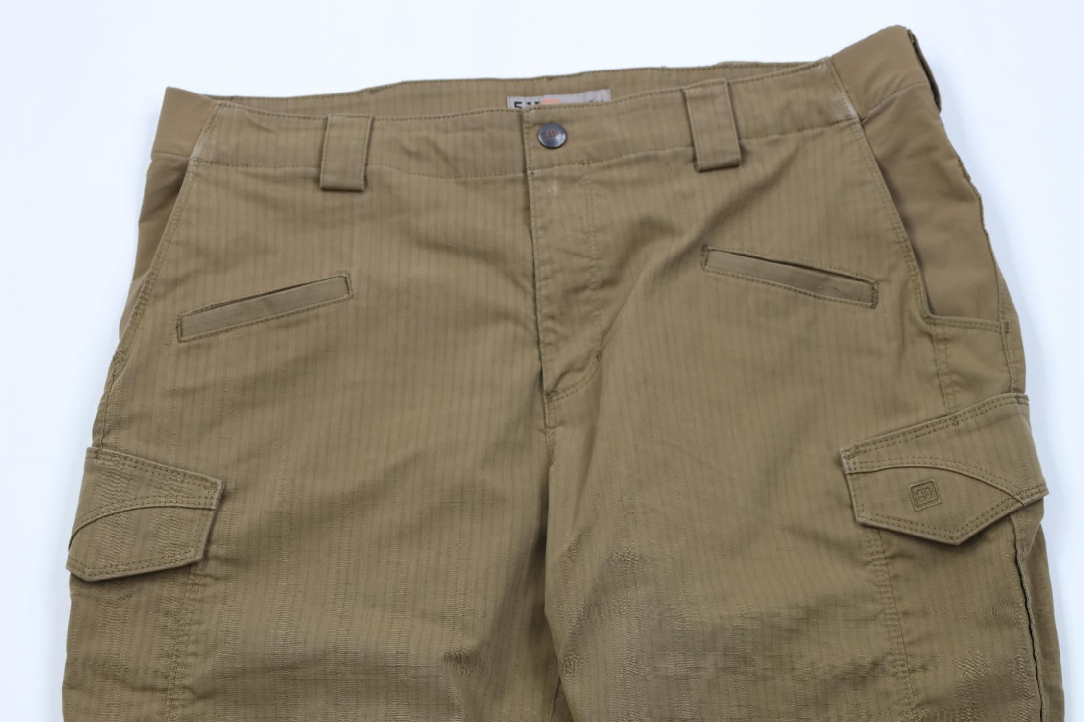 Vintage 5.11 Tactical Straight Fit Icon Ripstop Cargo Pants Brown Size US 36 / EU 52 - 2 Thumbnail