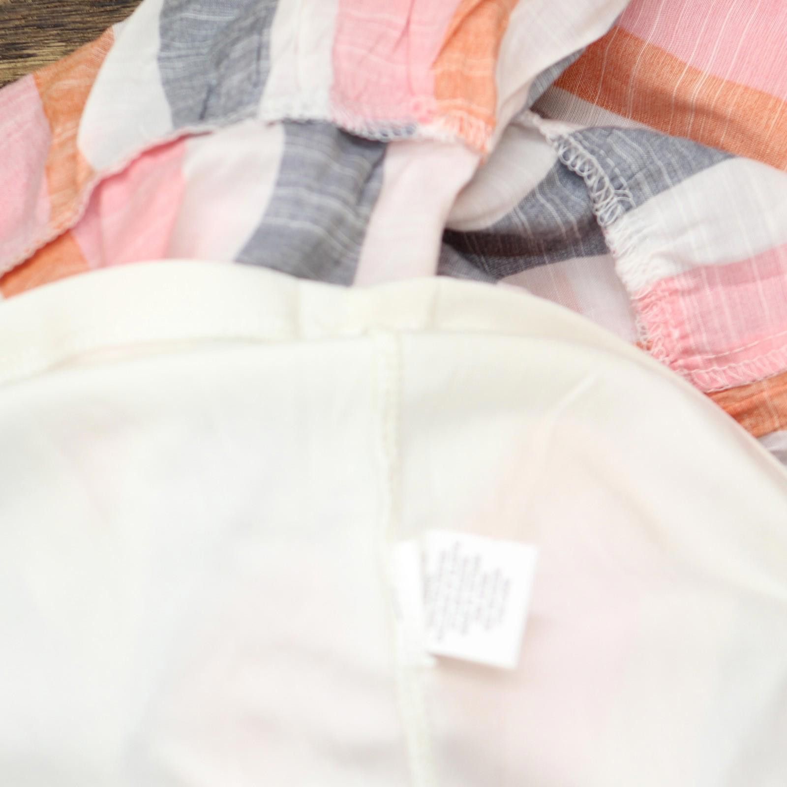 Other Nwt Ny Collection With Bodice Peach Pink Stripe Multi Pxl Size XL / US 12-14 / IT 48-50 - 5 Thumbnail