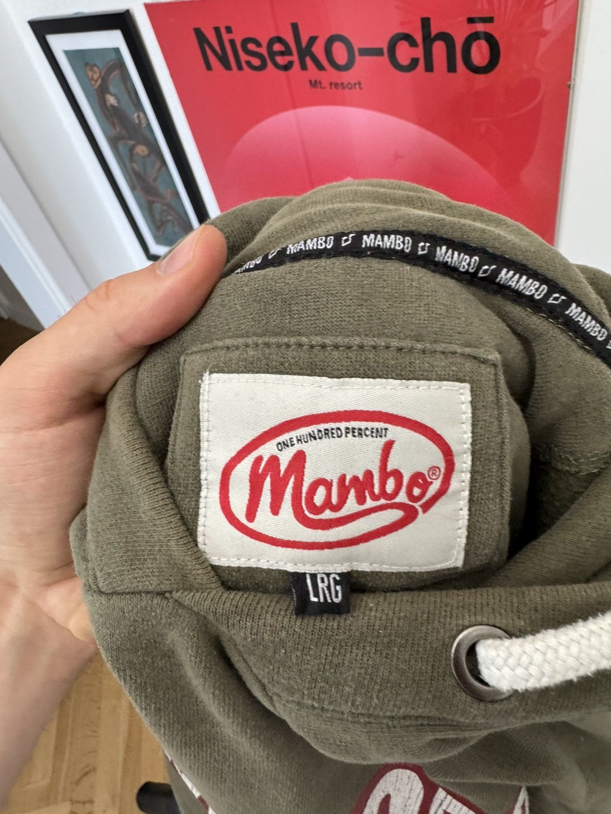 Mambo Vintage Mambo Hoodie Australia Boxlogo Skate Olive Rare Size US L / EU 52-54 / 3 - 4 Thumbnail