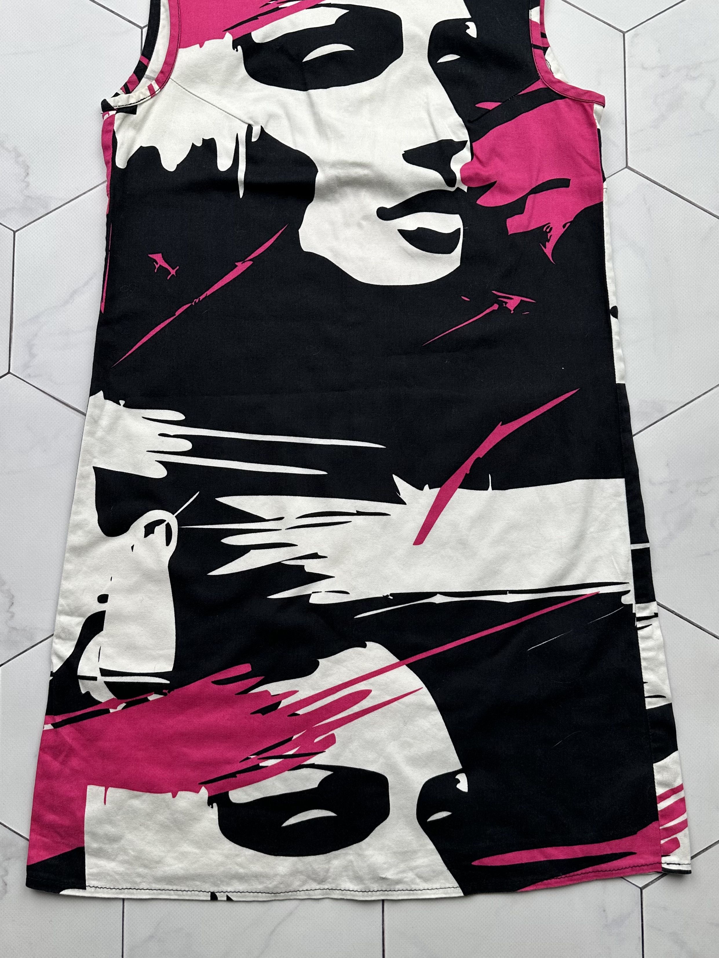 Vintage Vintage Printed Dress (B418)E2 Size S / US 4 / IT 40 - 3 Thumbnail