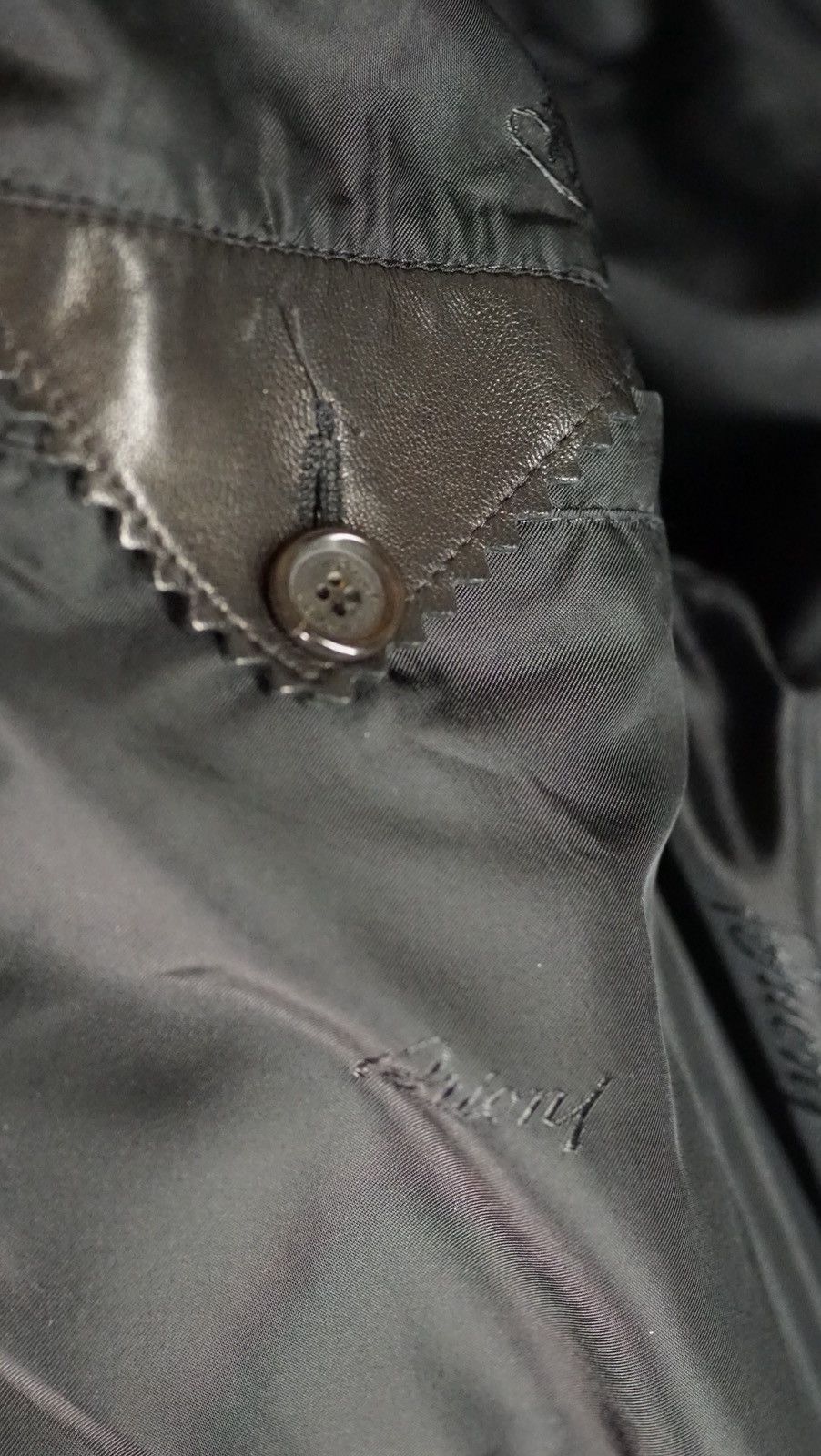 Brioni Brioni Black Perforated Leather Jacket - Size 50 (IT) Size US M / EU 48-50 / 2 - 25 Thumbnail