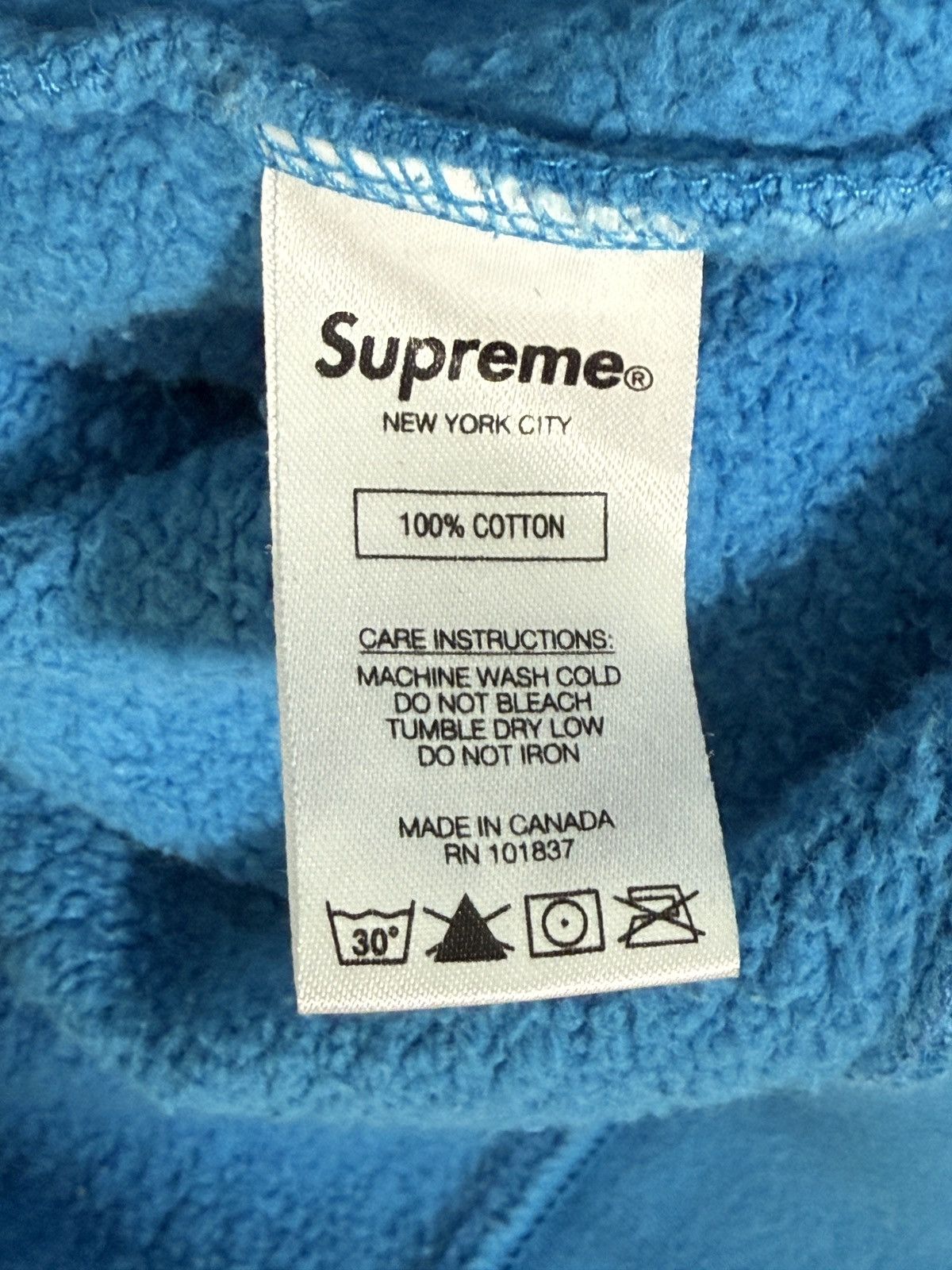 Supreme Supreme Blue Crew Neck Sweater Size US L / EU 52-54 / 3 - 6 Thumbnail